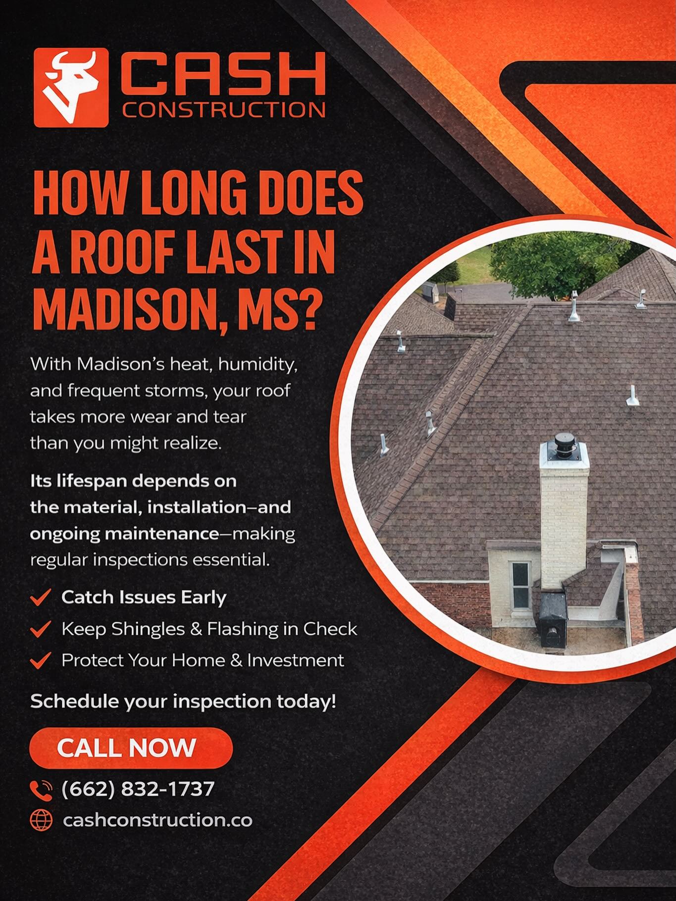 Protect your home. Catch roof issues early. Call Cash Construction! Message us for an estimate!
•
☎️ 662.832.1737
☎️ 601.749.1564
📧 info@cashconstruction.co
💻 cashconstruction.co
•
#cashconstruction #madisonms #residentialcontractor #roofingcontractor #localbusiness