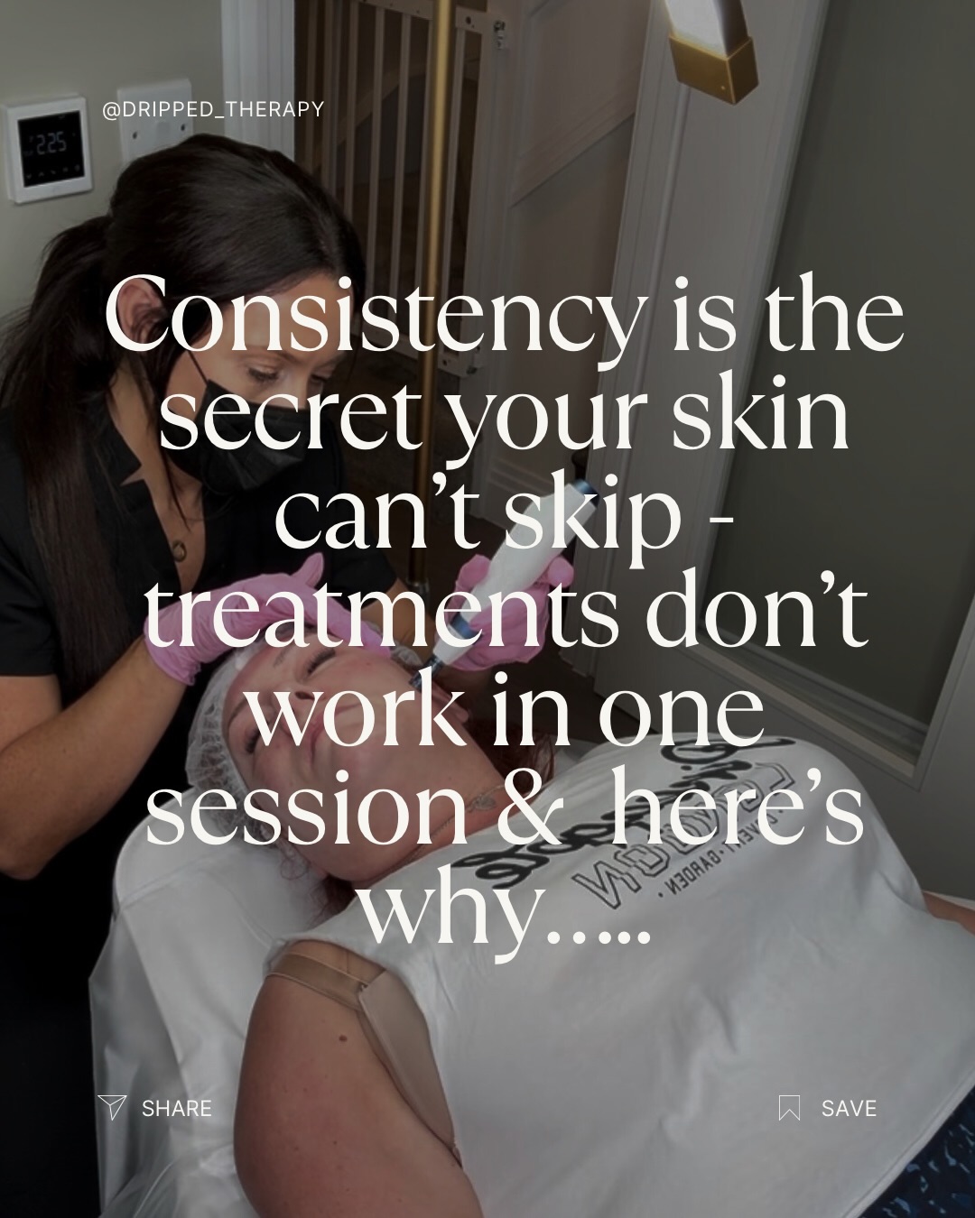 Why we always suggest a course of treatments & why one treatment alone isn’t enough…. 💕