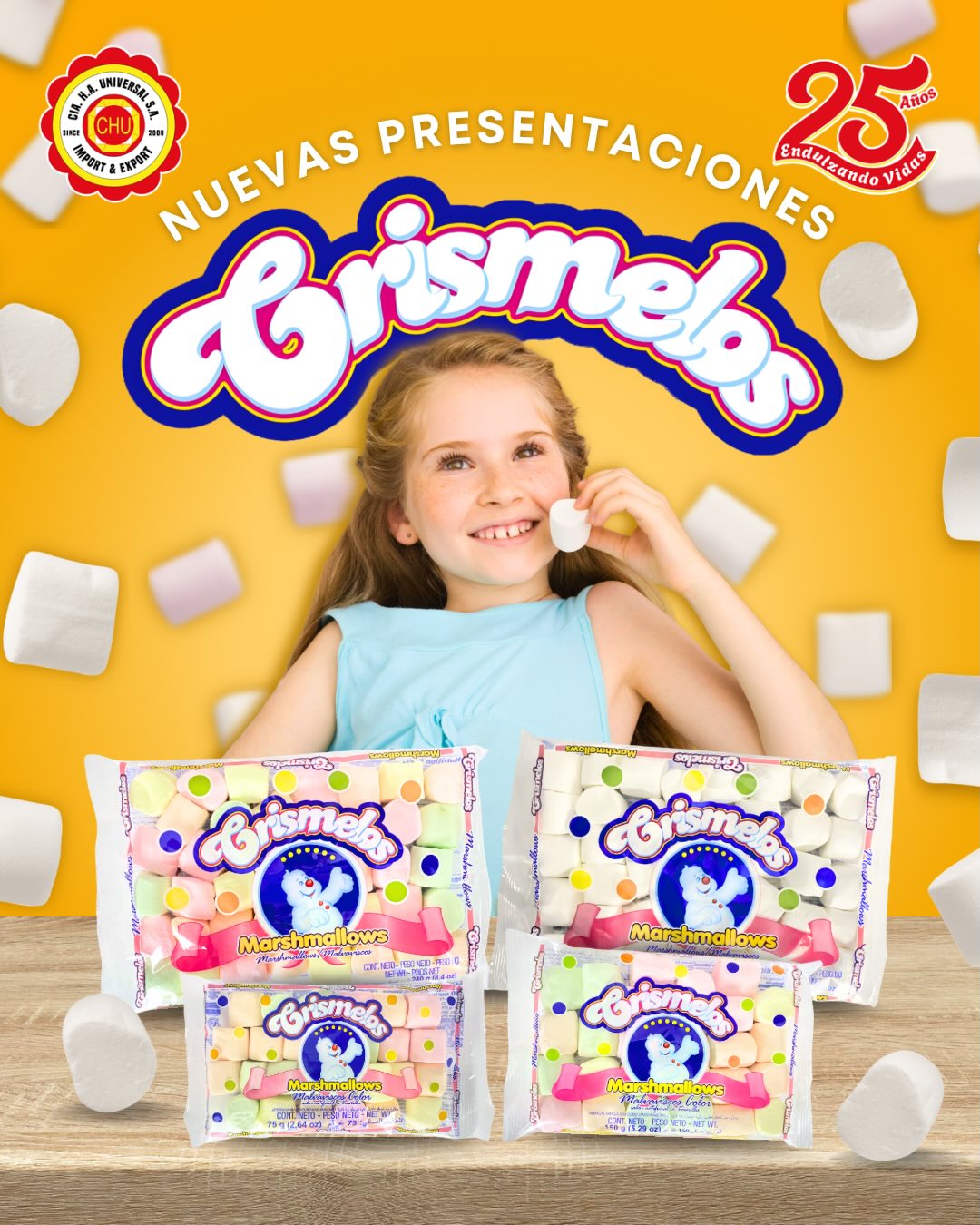 ✨ Más tamaños, 🙌 más oportunidades para tu negocio ‼️
🤩Las nuevas presentaciones de Crismelos llegan con variedad de tamaños y colores👀, ideales para adaptarse a lo que buscan tus clientes. 📦🤍
En Cia. H.A. Universal seguimos sumando productos que hacen crecer tu portafolio. 🚀
📲 Escríbenos para más información.
#ciahauniversal #distribución #importadora #exportadora #oportunidaddenegocio