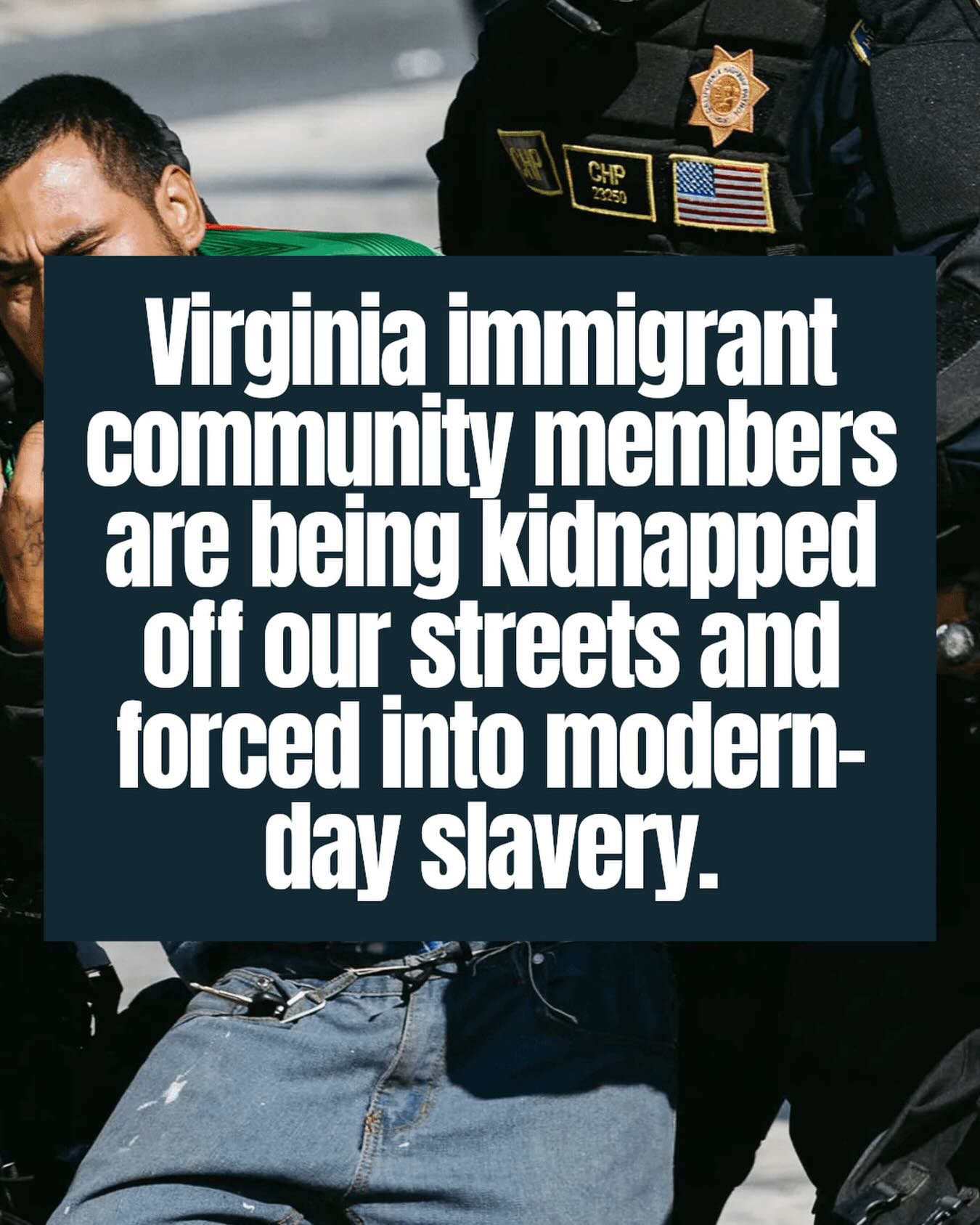Immigrant community members in Virginia are being disappeared through ICE raids and locked inside detention centers where forced labor is routine.
People are compelled to work under threat of isolation, loss of basic necessities, or retaliation—conditions that meet international definitions of forced labor and slavery.
This is not a broken system.
It is a system working exactly as designed, rooted in the same legal loopholes that allow prison slavery to exist.
Justice means abolition—of detention, coercion, and every exception that permits human exploitation.
#AbolishICE #freethemall #AbolishSlaveryVA
