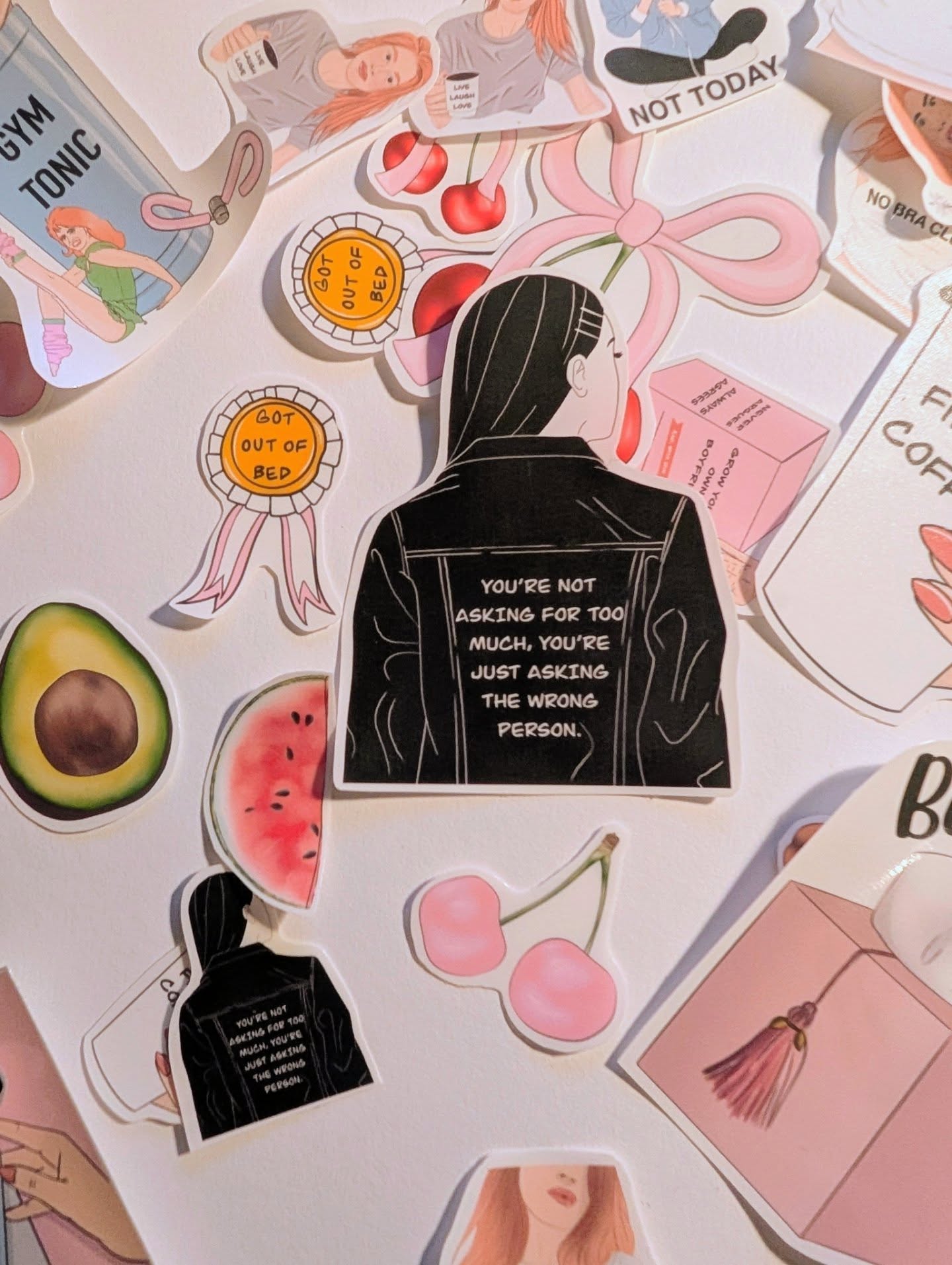 New in. Stickers!
Når illustrasjonene skal på ALLE produkter!