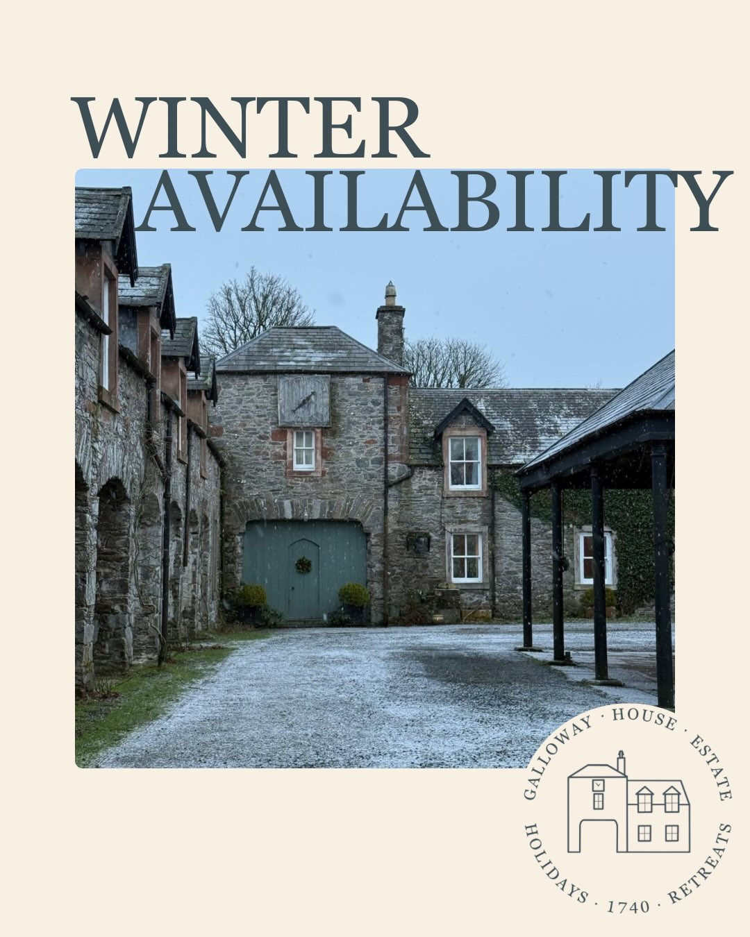 Looking for a winter getaway? ✨ We have a few cottages left for the remaining winter months. Check our website (link in bio) to reserve your spot.