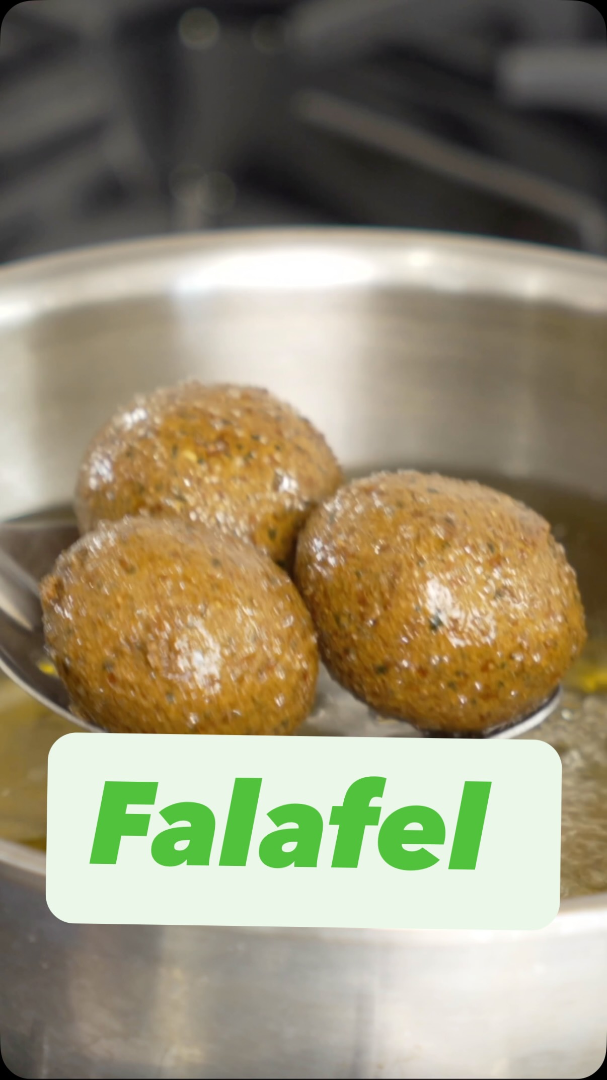 This Falafel recipe is so moorish! Packed full of herbs. Healthy vibrant and pairs perfectly with my pita bread recipe! Make it, stock up the freezer. Recipe below 👇
* 360g Dried Chickpeas
* 3/4 Tsp (2g) Baking Soda
* 1 Cup (30g) Parsley
* 3/4 Cup (20g) Cilantro
* 1/2 Cup (10g) Dill
* 1/2 Onion chopped
* 7 Cloves Garlic
* 1 Tbsp Ground Coriander
* 1 Tbsp Ground Cumin
* 1 Tbsp Sweet Paprika
* Salt and Pepper to taste
* 1/2 Tsp Cayenne Pepper
* 1 Tsp Baking Powder
Steps
* Soak your chickpeas with 3/4 Tsp of the baking soda in a big bowl. Cover with enough water to be a few inches above the chickpeas.
* The next day drain the chickpeas and blitz them up in a food processor until they are all broken down. 1-2 mins. Set aside.
* Add your onions and garlic to the empty bowl of the mixer with one third of the blitzed chickpeas, and whizz it all up for 1 min. scrape down the sides as you go. Then add another third of the chickpeas and spices and salt and pepper to taste and whizz up for 1-2 mins. Scrape it down as you go. Then add the herbs and the rest of the chickpeas and blitz for 1-2 mins. Once all combined. Add 1 tsp of baking powder and mix for 30 seconds. Check the seasoning and set aside to portion up. The final mixture wants to be a little like wet sand.
* Portion up as per the video. You can do patties or oval shape, round or use a falafel shaper. Fry the falafel in hot oil at 350f - 176c. Serve with pita bread, salad and tahini sauce as per the video.
#recipe #falafel #chefsofinstagram