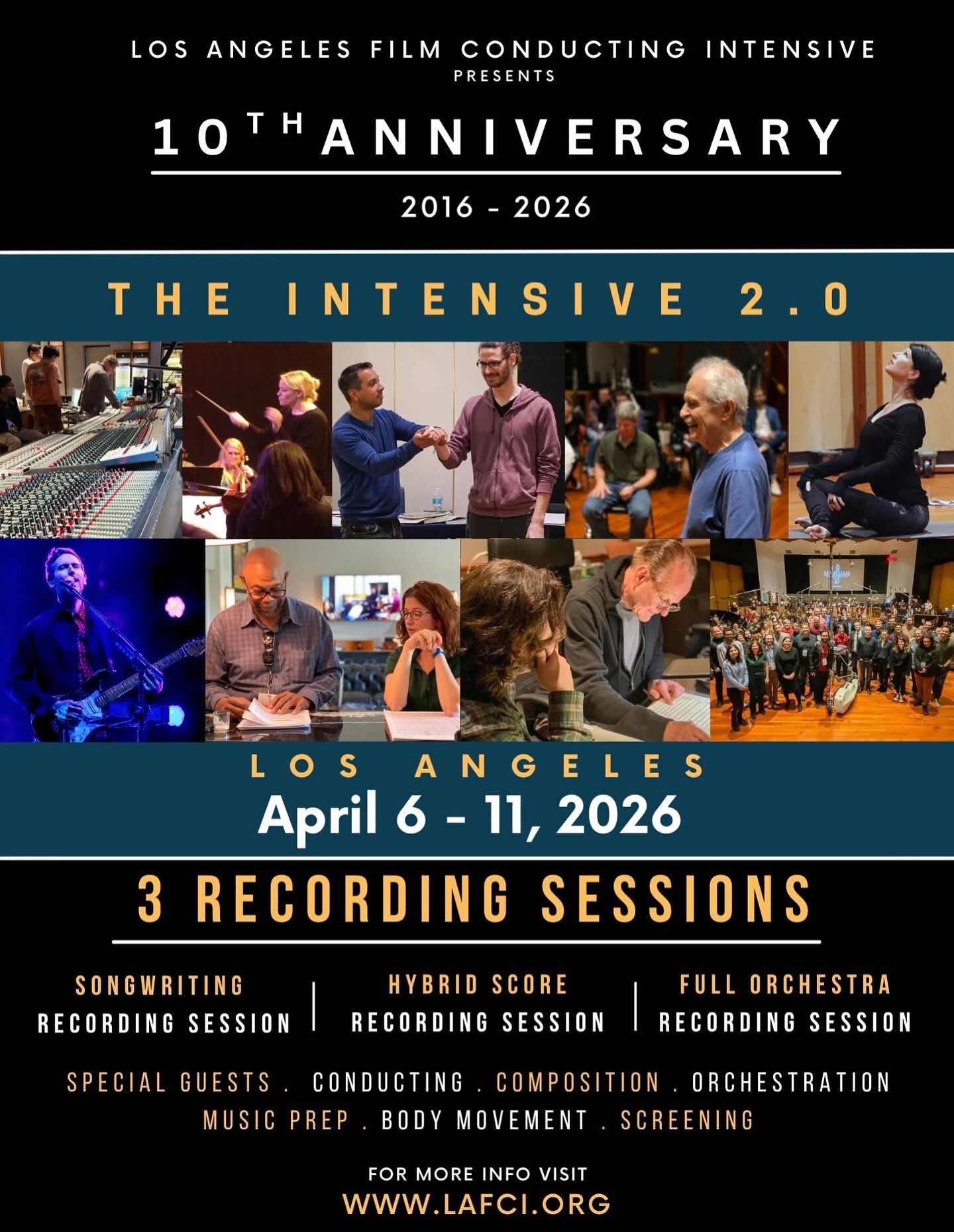 I’m so excited to share with you our best workshop yet, The Intensive 2.0, and with some really special guests! Deadline is January 11. Visit LAFCI.org for all the details and to apply.