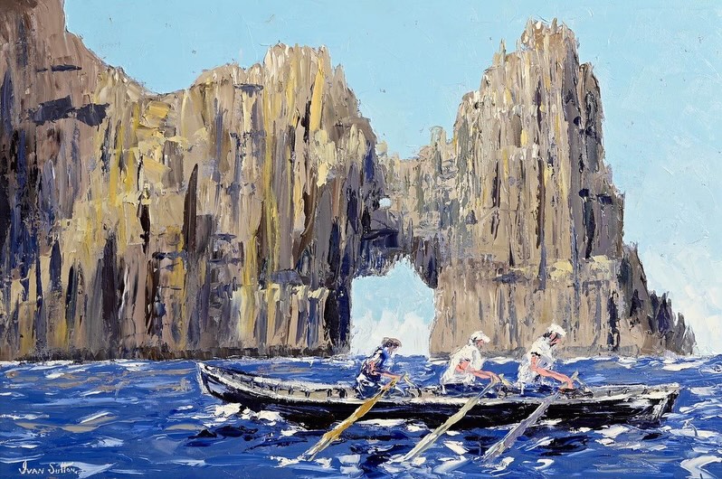 TODAY TODAY. SOLD. €2100. 12/01/26. Morgan O’Driscoll Online Auction Lot 44. “Cathedral Rocks, Blasket Island. Co Kerry “. Oils. Canvas 20/30ins. Framed by Slattery. Guide €1500.