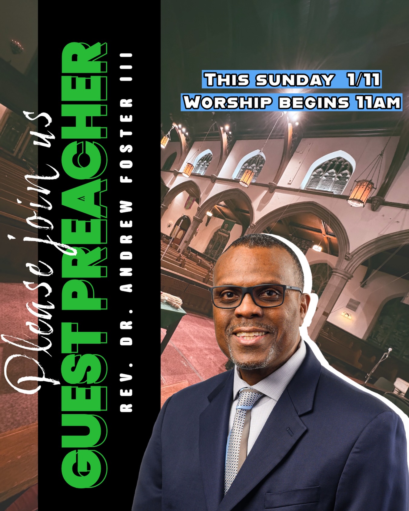 📅 January 11 | A special Sunday at FUMCOG
Join us as our District Superintendent, Dr. Foster, joins us for worship and preaches “Remember Your Baptism.” 💧✨
We’re grateful for his leadership, guidance, and continued support—and honored to welcome him to the pulpit.
Come worship with us and invite a friend! 🤍