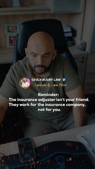 They sound friendly and act concerned, but they don't work for you. 📞⚠️
Insurance adjusters are trained to be nice, ask the right questions, and get you to say things that hurt your case.
Their job is to save the insurance company money, not to help you get fair compensation.
Here's what you need to know: You're not obligated to give a recorded statement to the other driver's insurance company.
But if your own insurance company asks for one, you do have to cooperate under your policy.
Either way, don't accept the first offer.
Protect yourself. Talk to a lawyer first.
📞 (727) 748-1748
📍 Clearwater, Florida