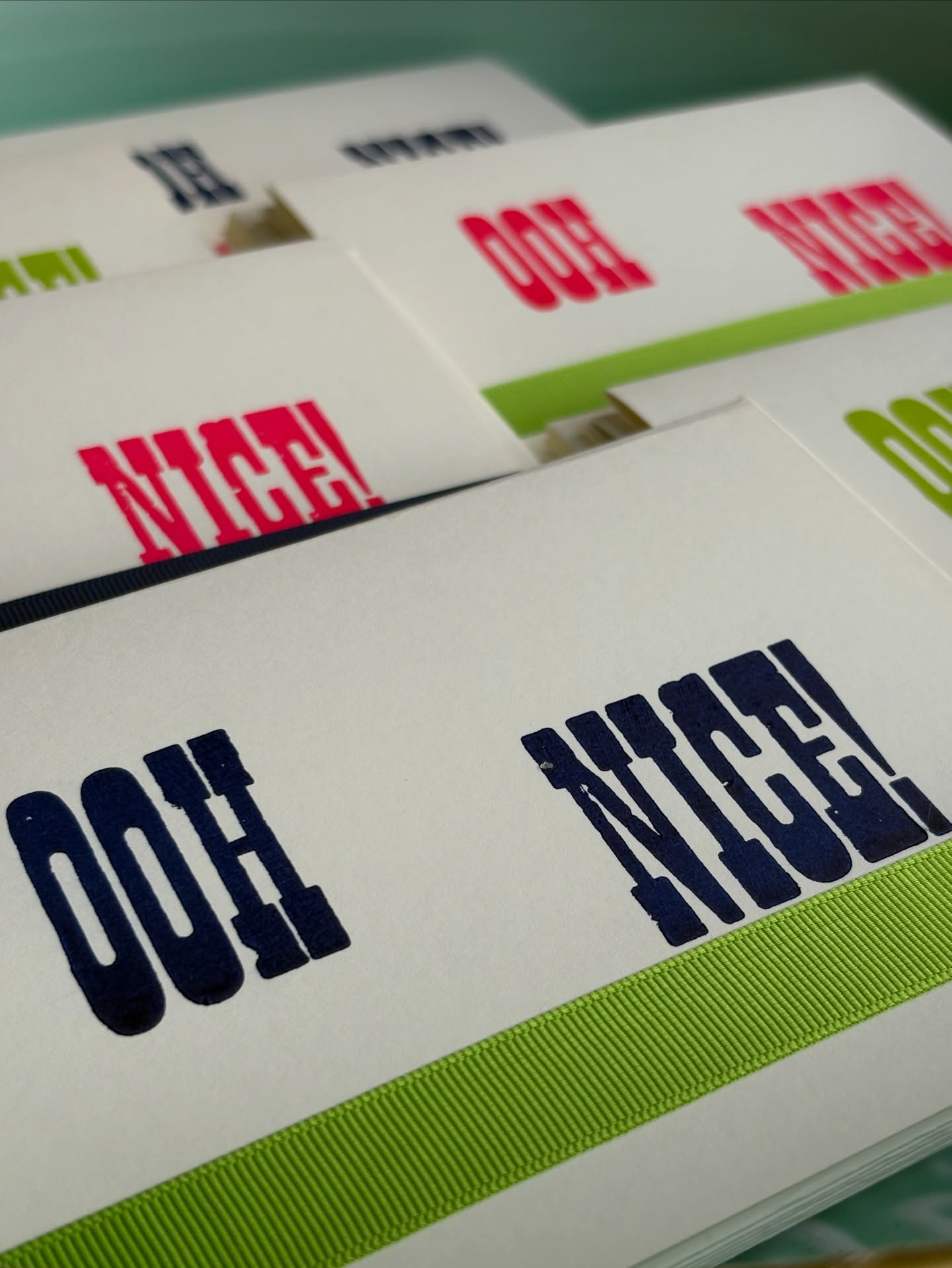 I’ve only printed a small run of these. In neon pink, lime green and navy. I’ll see how they go and hopefully print some more.
I’m especially loving my new tray from @turnbullandhooch - it really brings the colours out.
And on these dark and grey January days, we all need a little bit of colour.