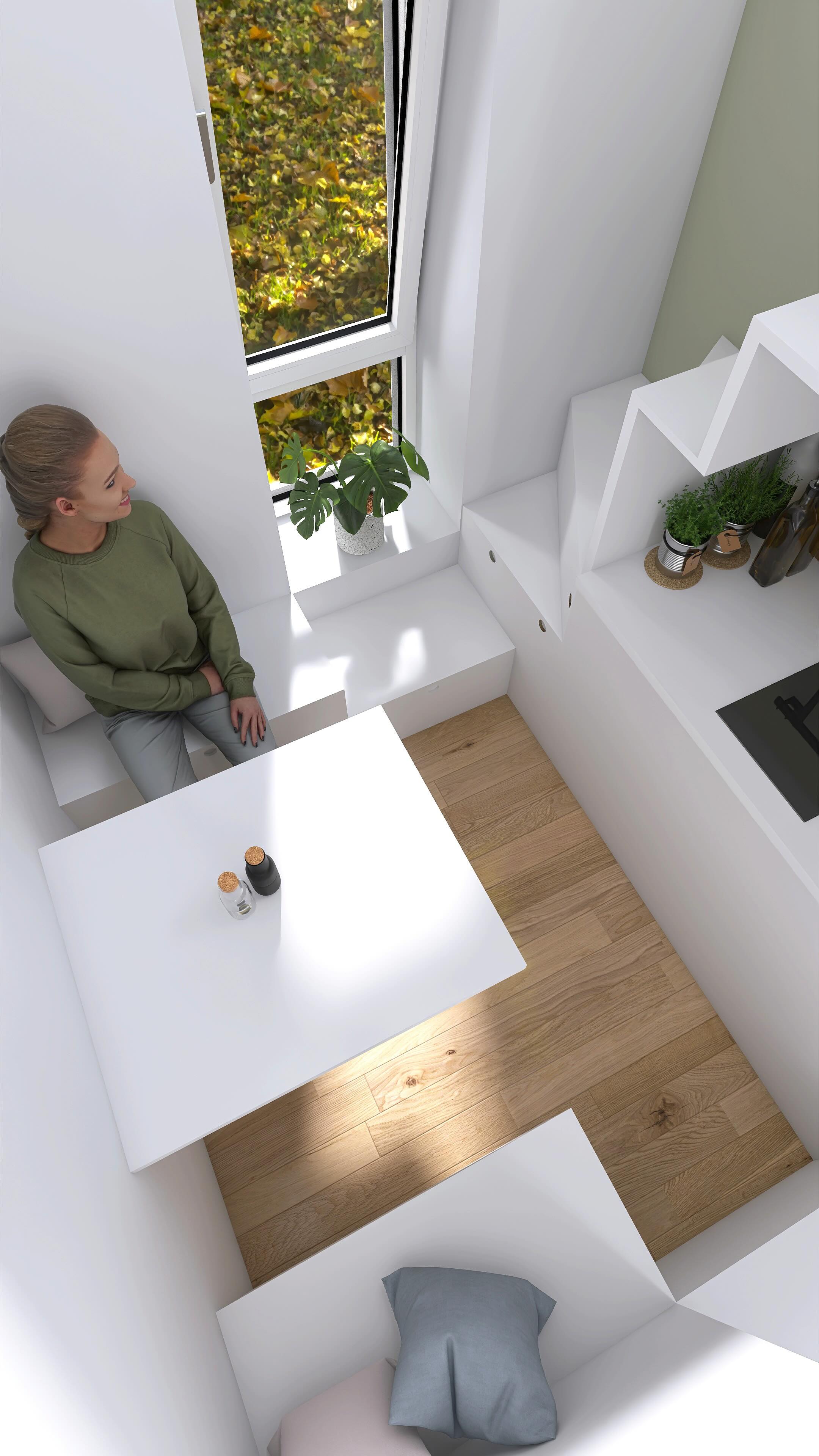 Tiny Living extrem - was ist möglich auf 2x2 Metern?
Ich habe einen Trafoturm mit 2x2m Grundfläche gekauft und überlege, was auf diesem Raum umsetzbar ist.
Wie würdest du 2x2 Meter nutzen? 💬
Beispielbilder zur Einordnung / Diskussion. Urheberrechte liegen bei den jeweiligen Rechteinhabern.
Bildquellen:
-Eestairs 1m2 Inspiration (eestairs.de)
-A-Place K916, Foto: Maja Wirkus (leibal.com)
-Foto: Riley Snellig (Contemporary.com)
#tinyliving #tinyhouse #architektur #raumkonzept #trafoturm