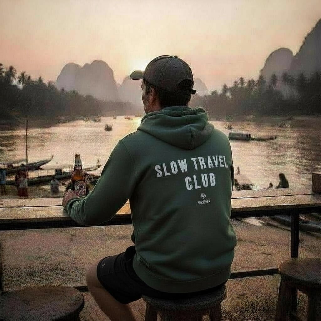 I remember travelling through Laos on a wooden slow boat down the Mekhong. Watching the sun going down with a beer Laos, knowing the next day is another 12 hrs floating down the river. And you know what, it was one of the best time of my life. Unhurried, happy, unstressed.
Slow travel is ideal but not always possible due to the demands of life. But when you do slow down, you notice the place more.
#slowtravel #slowtravelclub #backpacker #slowtravelling #unhurriedtravel