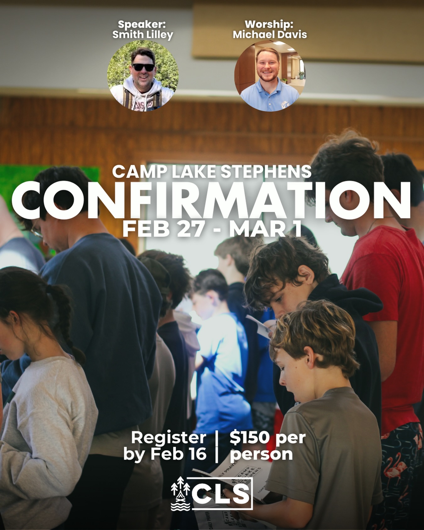 Confirmation Retreat Registration is now OPEN
We’re looking forward to gathering all confirmands and leaders for a great weekend!
More info at link in bio
camplakestephens.com/confirmation