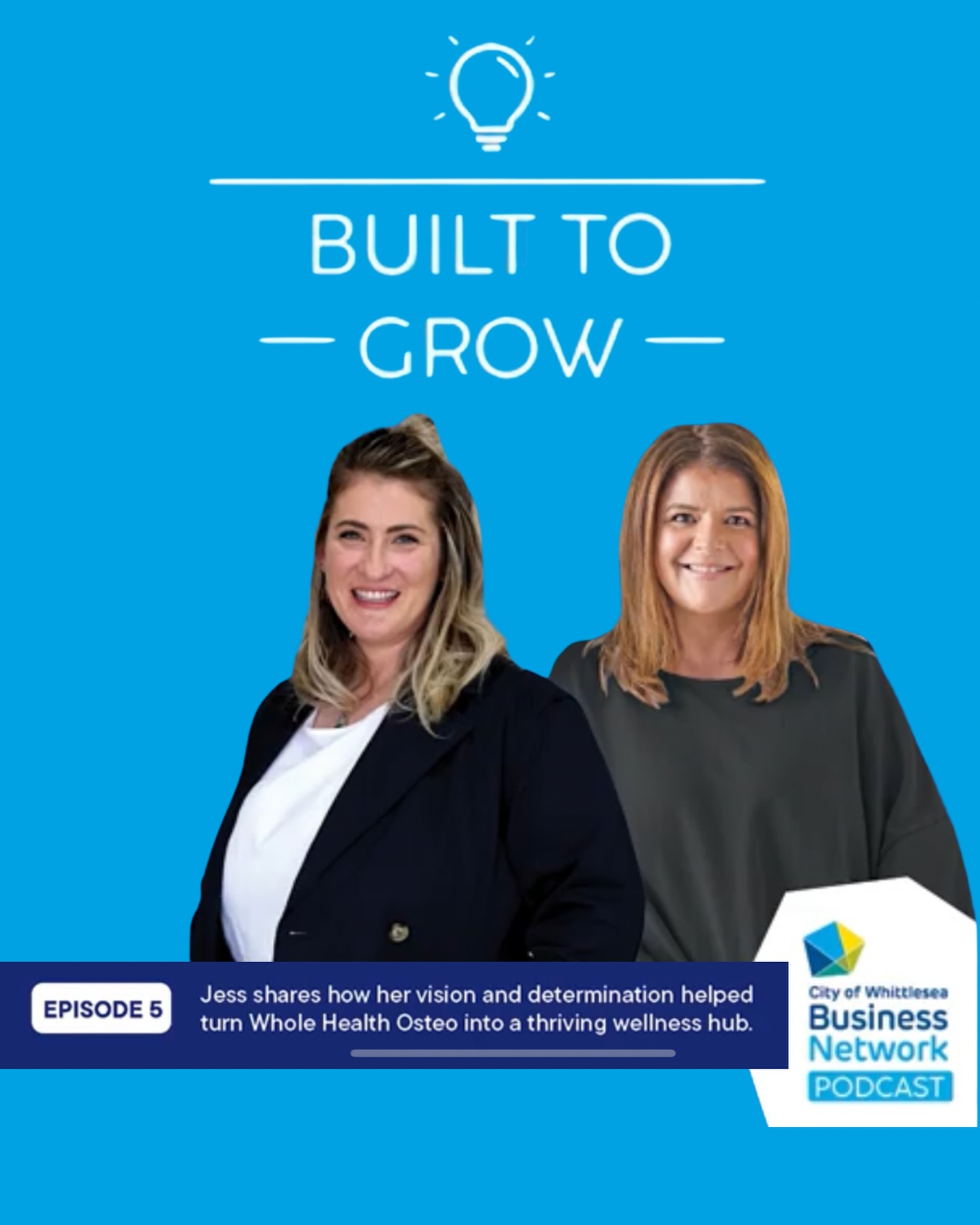 I was so honoured to be asked to be part of the City of Whittlesea Business Network Podcast Series with the brilliant Amy Bajada.
This episode was recorded back in June, and I remember feeling such a deep sense of gratitude getting to share the story behind Whole Health Osteopathy - how it started, what we stand for, and the community that helped shape it.
And honestly… what a funny moment to look back on now.
Because a lot has changed in six months.
At the time, we were talking about growth in theory, and now we’re living it in real time with our Eltham clinic opening in February!
I love that this conversation was captured before the next chapter began.
It’s a reminder that big things are built from small decisions, a bit of grit, a lot of values, and the right people in your corner.
Thank you, @citywhittlesea for backing local business.
Thank you, @amybajada_coaching for the opportunity and the thoughtful conversation.
And thank you to everyone who continues to support our vision as we grow it, not with ego, but with purpose.
AND for those who haven't had a listen, Amy 100% put me on the spot for my recos, and I stand by it
- @nuovoskinandhealth
- @michellejarni
- @skullersburgers
- @martinsammut Murdoch Partners
- @harveststore_mernda