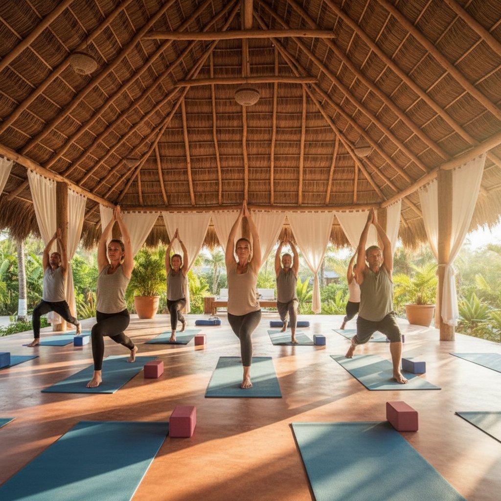 Sunrise yoga, laughter, and soul-deep connection.
Imagine waking up to golden light filtering through soft curtains, the gentle hush of tropical leaves, and a community moving in harmony by a tranquil pool. Here, each breath is a return to yourself. Each moment is an invitation to pause, reflect, and rediscover what truly nourishes you.
This is more than a getaway. It’s a journey into resilience, joy, and the warmth of authentic community. Our retreats blend ancient wisdom with modern comfort, creating space for transformation that lasts long after you return home.
Ready to experience something magical? Secure your spot for our Sayulita or Mayan retreats at www.wellness-travel.net/mindfitnesstrips
#wellnesstravel #transformationalretreat #mindfitness #yogaretreat #burnoutrecovery #communitywellness #sayulita #guatemalaretreat #belizeretreat #wellnessretreat #innerjourney #pauseandbreathe #selfcarejourney #retreatyourself #fromburnouttobliss #wellnesscommunity 🌿