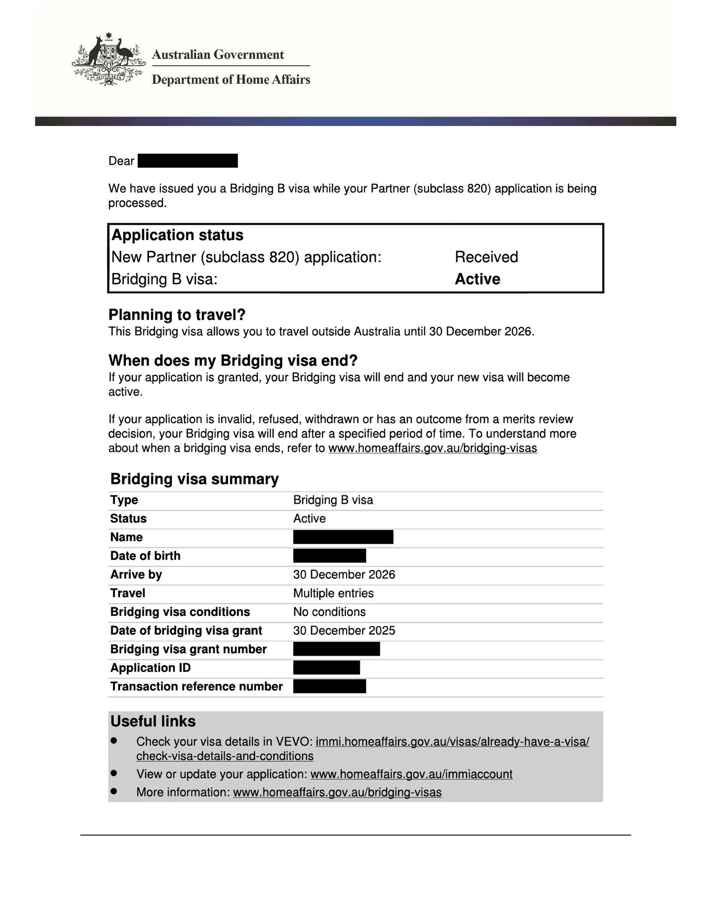 BVB (Bridging Visa B) update, My client’s BVB application has been granted!
Processing times: These days, Home Affairs is taking around ~5 days to grant a Bridging Visa B — it used to be issued the same day.
✈️ What BVB does: It allows you to travel in and out of Australia multiple times before it expires (typically up to 12 months, depending on your circumstances).
When your BVB expires, your primary bridging visa (A, C, or E) generally remains in place (as long as your underlying application is still on foot).
For all migration enquiries? Contact me:
Ilgin Azazi — Registered Migration Agent (MARN 2318123)
Visa Australia – Consult & Migrate (Sydney-based, online services)
📞 0416049021
✉️ info@visa-australia.com.au
🌐 visa-australia.com.au
#BridgingVisaB #BVB #AustralianVisas #HomeAffairs #MigrationAgent #partnervisa #subclass820 #RegisteredMigrationAgent #VisaAustralia #AustraliaMigration #PartnerVisa #StudentVisa #TemporaryVisa #VisaAdvice #SydneyMigrationAgent #TravelOnBridgingVisa #ilginazazi