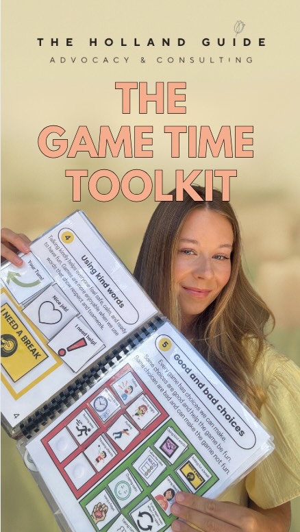 Games aren’t just games.
They’re full of hidden social rules.
The Game Time Toolkit teaches these skills explicitly—through visuals, choice-making, and regulation supports.