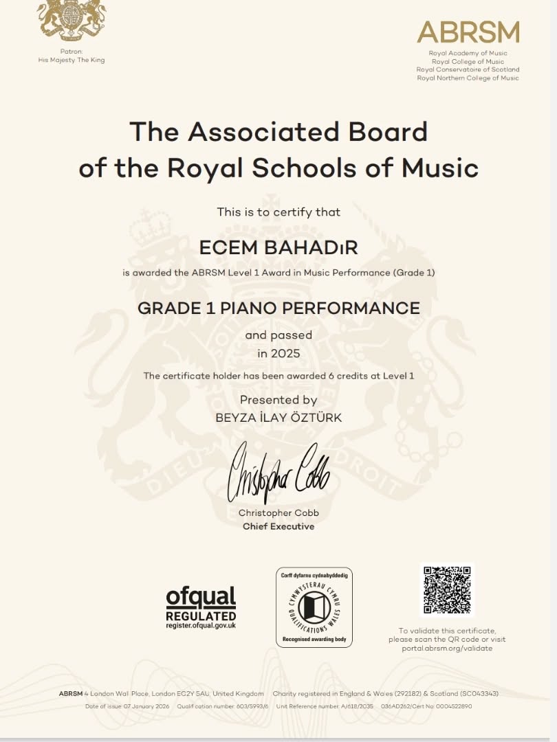 Öğrencimiz Ecem Bahadır, Royal Akademi 1.Aşama sınavını başarı ile geçmiştir. Kendisini tebrik ediyor 🙏🏻👏🏻başarılarının devamını diliyoruz🎊🎉🎈🦋🌺