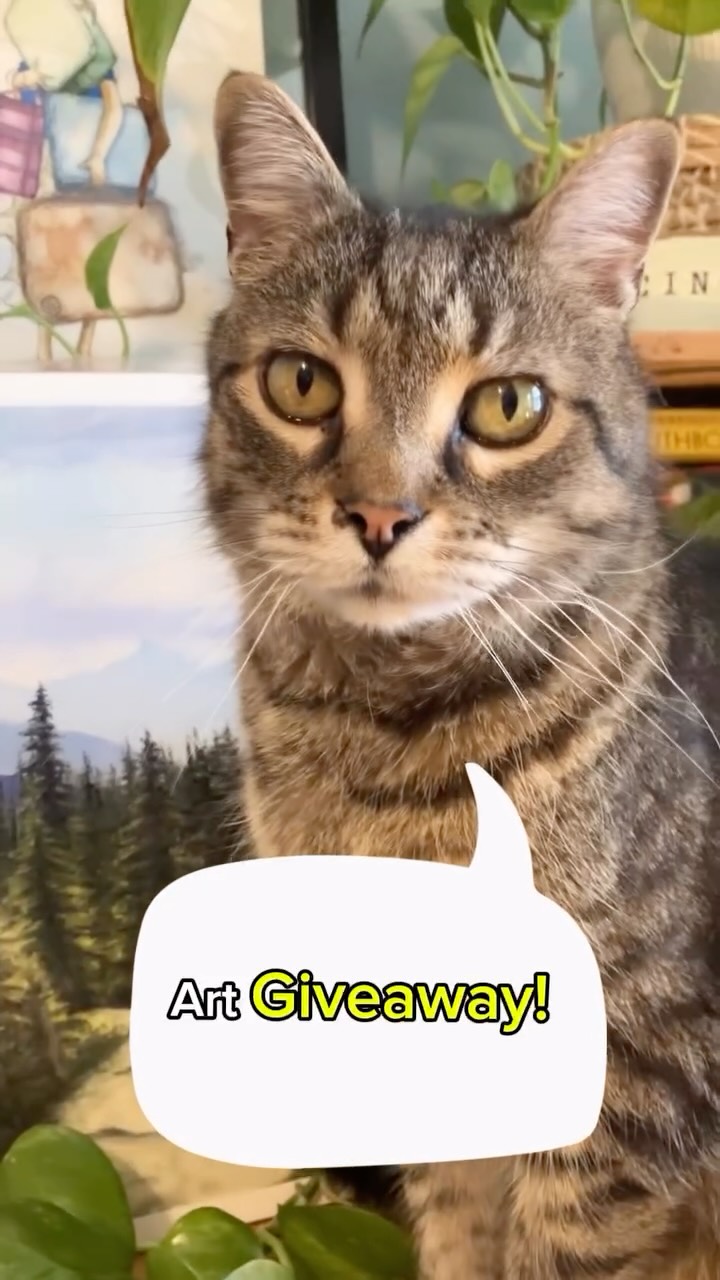 🎨 Art GIVEAWAY Alert! 🎉 Want to bring a breath of mountain air into your space? I’m giving away a giclee fine art print of my best-selling oil painting, Mountain Bliss — my backpacking trip inspired painting that all the nature-lovers out there might love.
Share this reel with a friend who loves the outdoors to enter and drop a comment below telling me what your favorite trail or mountain moment is! ⛰️
🐾 Cat not included, but vibes are guaranteed. Can’t wait for the giveaway to get yours? Shop this piece on Etsy today 😜 https://www.etsy.com/listing/4438797144/mountain-bliss-fine-art-print-giclee-oil
#mountainbliss #natureinspiredart #newenglandartist #hikinghomedecor #oilpainting #cats #forestpainting #backpackerswelcome #adventurineartstudio #art #artprintsforsale #artgiveaway #giveaway #fineart #giclee #gicleeprint #catvideo #artist