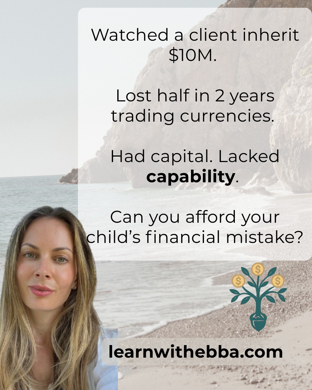 I’ve seen this more than once.
Money inherited. Opportunities lost.
This wasn’t about intelligence.
And it definitely wasn’t about effort.
It was about capability. The skills, judgment, and emotional control needed to handle money when it’s finally there.
Most families focus on building capital for their children.
Very few focus on teaching them how to manage it.
And that’s where things quietly fall apart.
The real risk isn’t that your child won’t have enough money.
It’s that they’ll have money without the tools to protect it, grow it, or use it wisely.
I wrote about this because it matters for every family, not just wealthy ones.
On the blog, I break down what actually protects wealth over generations and how parents can start building that foundation long before money is involved.
Read it at learnwithebba.com