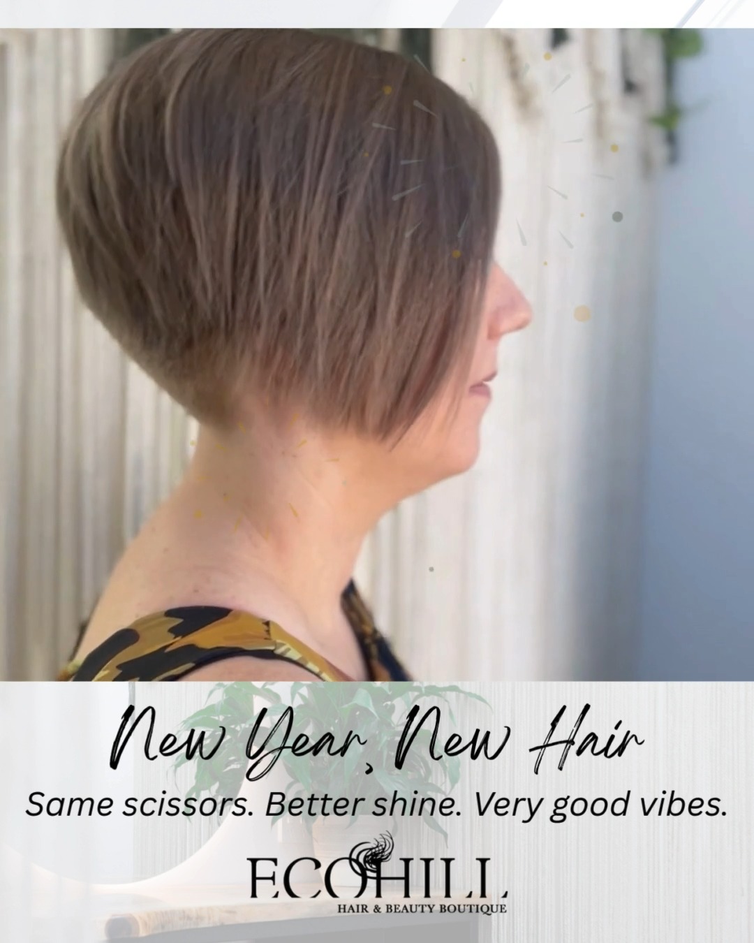 ✨ New year, same scissors… even better hair days ahead.
January is all about fresh starts, glossy finishes, and hair that behaves itself (finally).
Thinking of a subtle change or a full glow-up? We’ve got you. What’s your 2026 hair goal: healthier, shinier, or bolder? Tell us below 👇
Text to book - no online booking, just good old-fashioned hair love.
Text us to secure your January appointment.
📲 0401 370 091
#EcohillHairBoutique
#25YearsInService
#BoondallHairdresser
#BrisbaneHairSalon
#LocalSalonLove
#AustralianHairdresser
#HairGoals2026
#NewYearNewHair
#JanuaryHair
#SoftResetVibes
#HealthyHairJourney
#GlossyHairDays
#ModernHair
#BohoSalonVibes
#PetFriendlySalon
#HairCareRoutine
#HairRefresh
#SalonLifeAustralia
#SupportLocalBusiness
#GoodHairEnergy