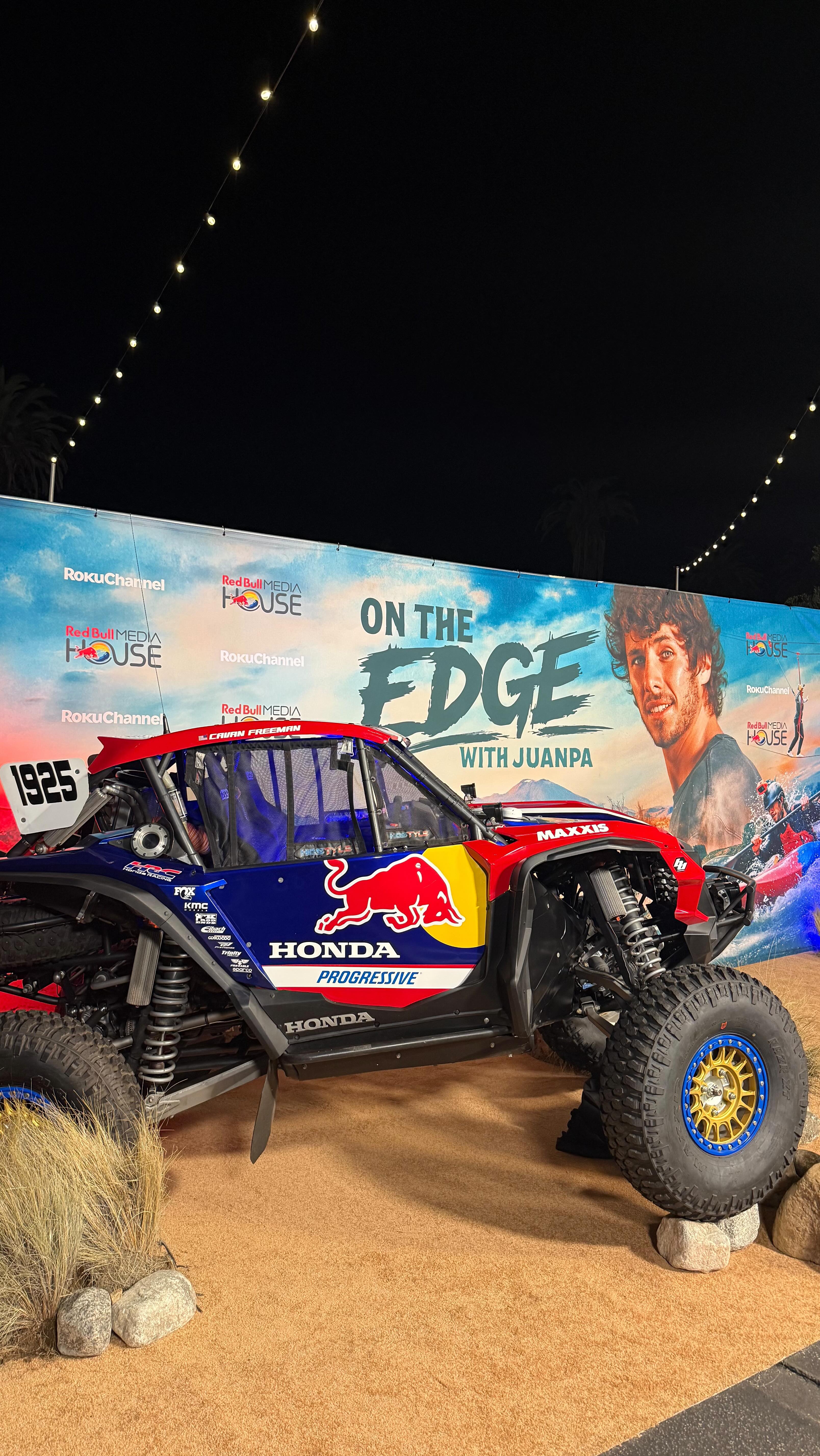 Proud to be part of the creative village behind the world premiere of ON THE EDGE WITH JUANPA—a Red Bull Media House production streaming exclusively on the Roku Channel starting tomorrow!
Thanks to Tom Steel (EP Live Events | Head of Production, TBA US) + Art Director Autry Fulbright + Designers Mike and Crystal. It was a dream collaboration where I enjoyed complete trust in executing creative challenges and benefited from the fact that each teammate took the initiative to go well beyond minimum requirements to make each other’s lives easier. (Also need to thank Greg and Tish Laemmle of the @laemmletheatres.)
The Friday night after party at The Bungalow Santa Monica was a blast to see it all come together and show off the VIP experience to my VIP date, my son. I think he was most into the Red Bull Honda UTV set up in front of the 30x10-foot backdrop, ping pong table and @djexcel spinning vinyl (not necessarily in that order).
And what a pleasant surprise to run into my former classmate, @deliallopez, PR Director at Conill Advertising. Small world!
Extra Extra EXTRA special shout out to my brother from another mother, @jonjoncline, for introducing me to Tom in the first place! I am eternally grateful. 🙏🏽
+++
How to Watch: https://www.redbull.com/us-en/juanpa-on-the-edge-on-roku
@juanpazurita
@redbullusa
@redbull
@therokuchannel
@tba_grp