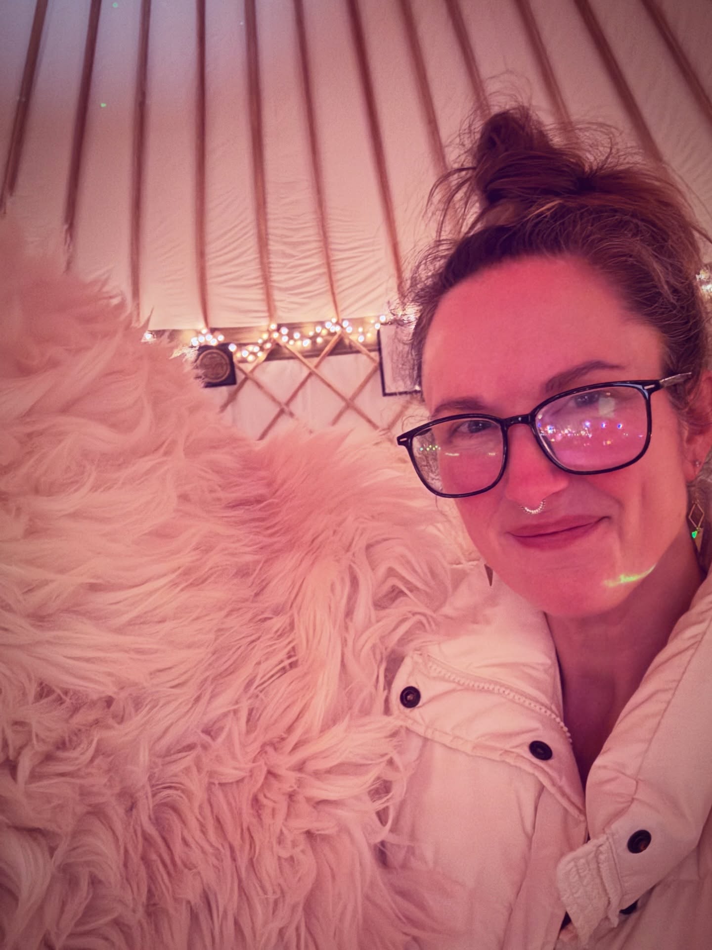 when your sheepie dealer comes for her treatment, but you still can’t help wheel n deal for more fluff! 🫣 some girls do shoes… i do comfort 😂😁😁👌🙌🙌 #justagirlwholoves #comfort #softandfluffy