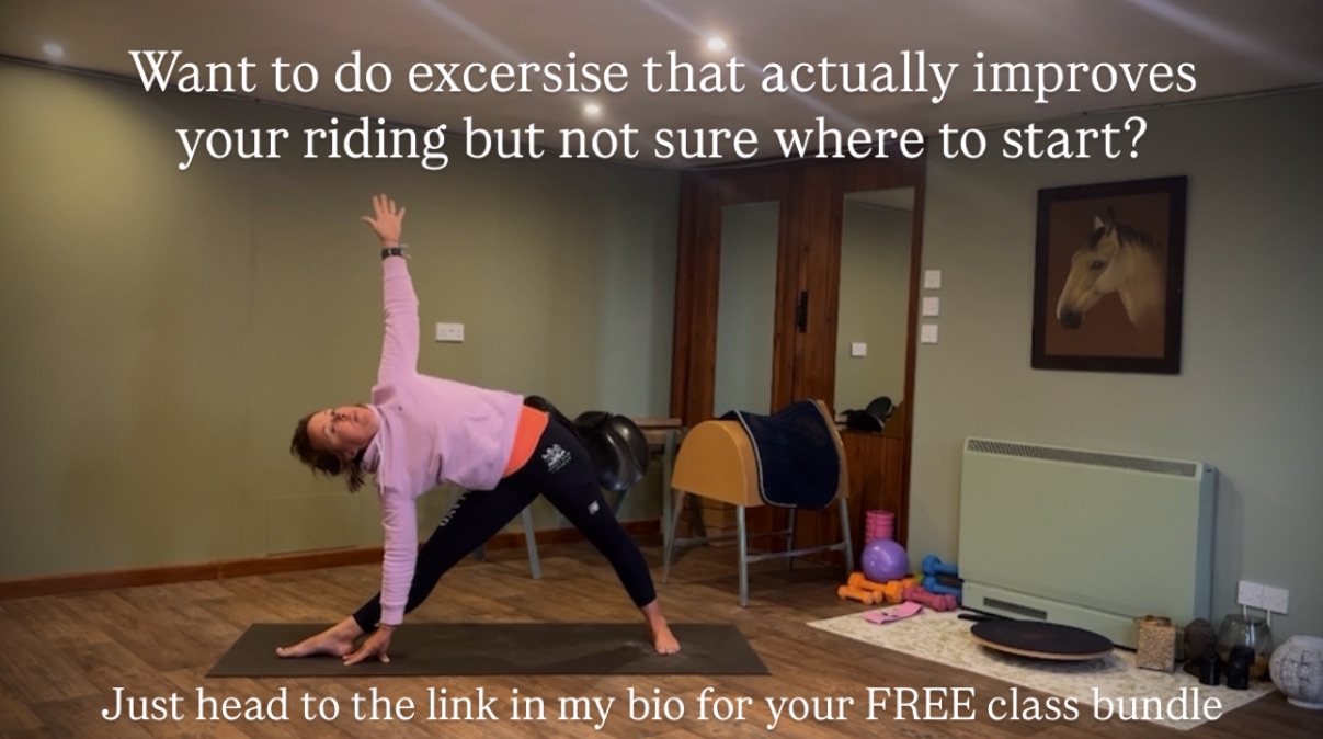 As it says in the picture…if you’re wanting to make a difference to your riding but really don’t know where to start, and don’t want to spend a fortune on something that doesn’t work or you don’t have time for?
Head to my link in the bio for a FREE class bundle so you can begin your journey now….
Megs xxx