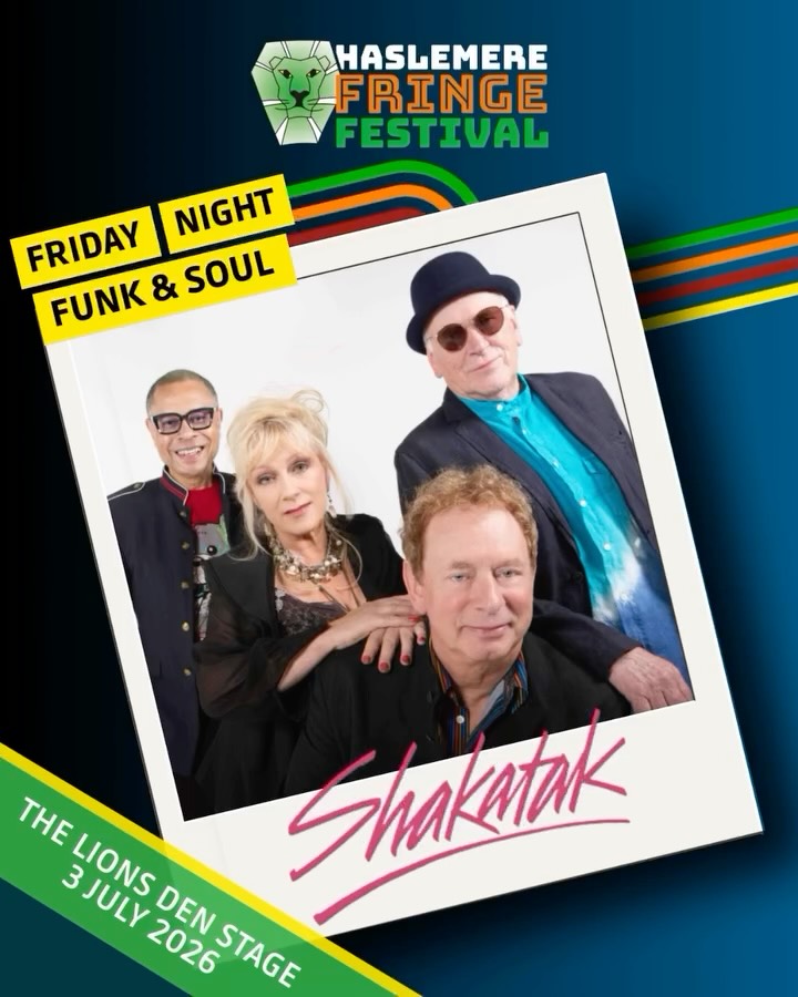 On Friday 3 July showcasing their unmistakable brand of jazz-funk, we welcome 🌟 Shakatak 🌟to the stage performing alongside the Tash Hills Funk & Soul Club.
Shakatak’s sound has evolved over the years, incorporating elements of dance, soul, and smooth jazz into their music.
They have released numerous albums and singles, maintained a dedicated fan base and continuing to perform live shows worldwide. Their longevity in the music industry, along with their ability to blend various genres into a distinctive style, has solidified Shakatak as influential figures in the jazz-funk and pop music scenes.
Join us on Friday 3 July 2026 for a full-on funk and soul session!
#haslemerefringefestival
#funkandsoulmusic
#discotime
#grooveon