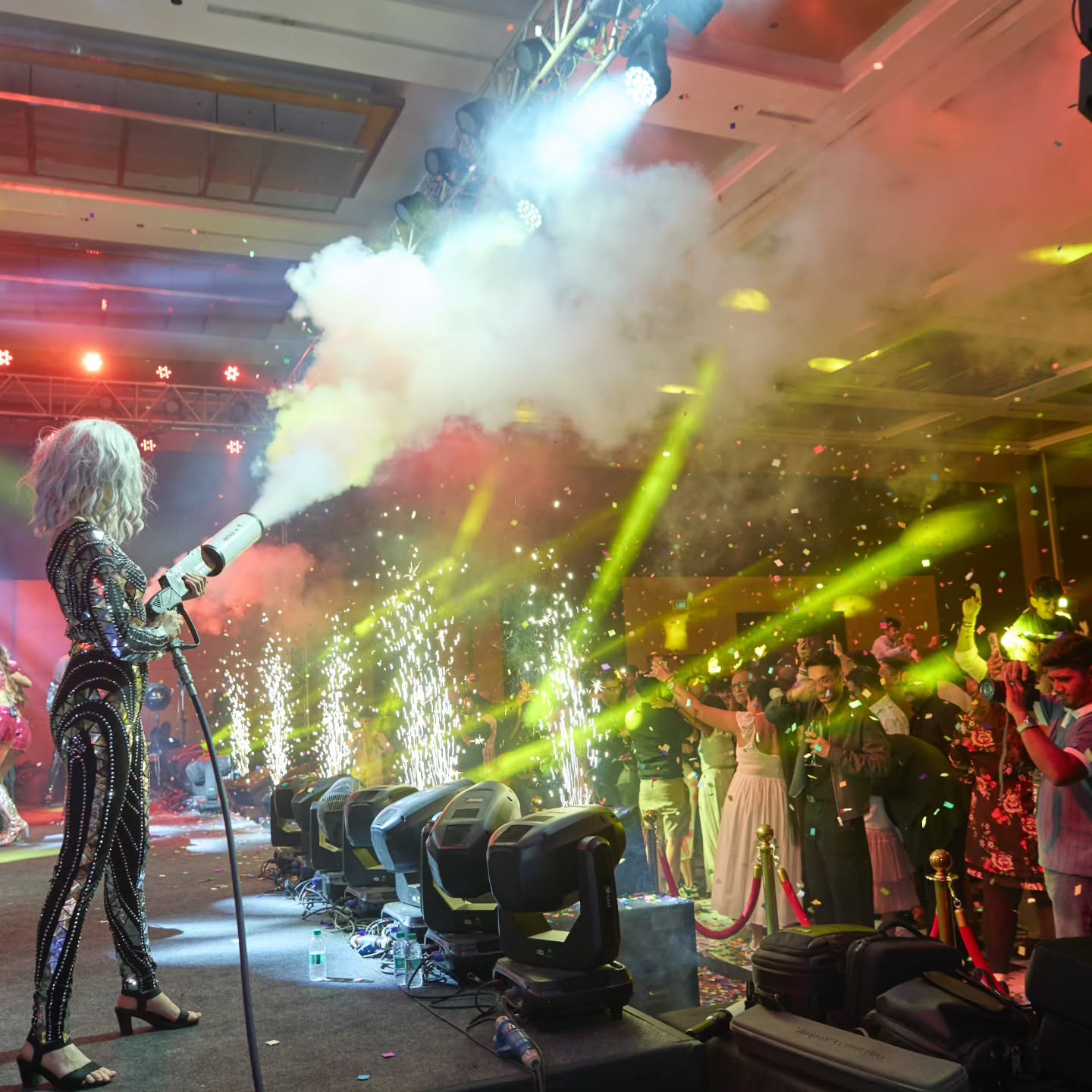 Welcoming the New Year in style ✨
Roxy Event Services seamlessly executed the celebration at Grand Hyatt, managing all décor, sound, and arrangements. With The Wish Band and DJ Nusha setting the energy, it was a memorable start to the year.
#RoxyEventServices #GrandHyatt #NewYearEvent #EventManagement #MumbaiEvents