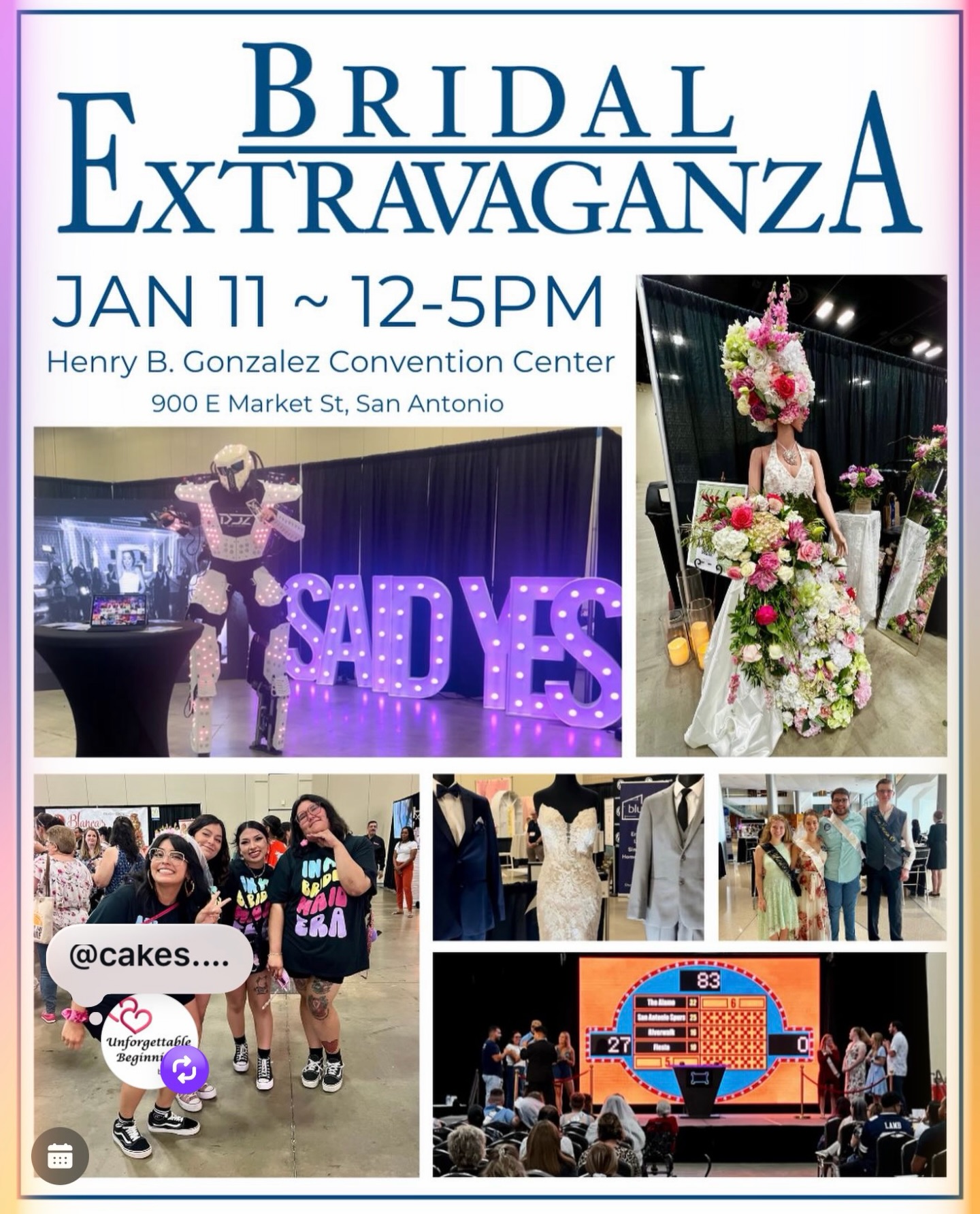 See y’all there at the bridal show! We are unveiling something awesome 🎊✨