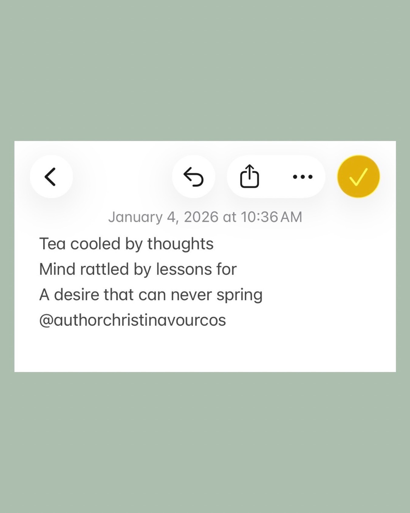 It turns out all I needed to do to get my spark back was write a haiku. Sometimes all you need is to do is a small step. What small steps are you making right now? Let me know. Let’s work together to make our goals.
Find more of my poetry with my latest poetry books, DIVE WITHIN and PONDERING REFLECTIONS, through Amazon or by request from your local bookstore.
Thank you to @suleikajaouad and @theisolationjournals for the 30 day journaling habit happening now that inspired me to write this haiku. Also thank you to @marketingbyshelby / @shelbyleighpoetry for inspiring me to keep sharing my writing with you all. #CreativesContentClub #PoetryTherapy