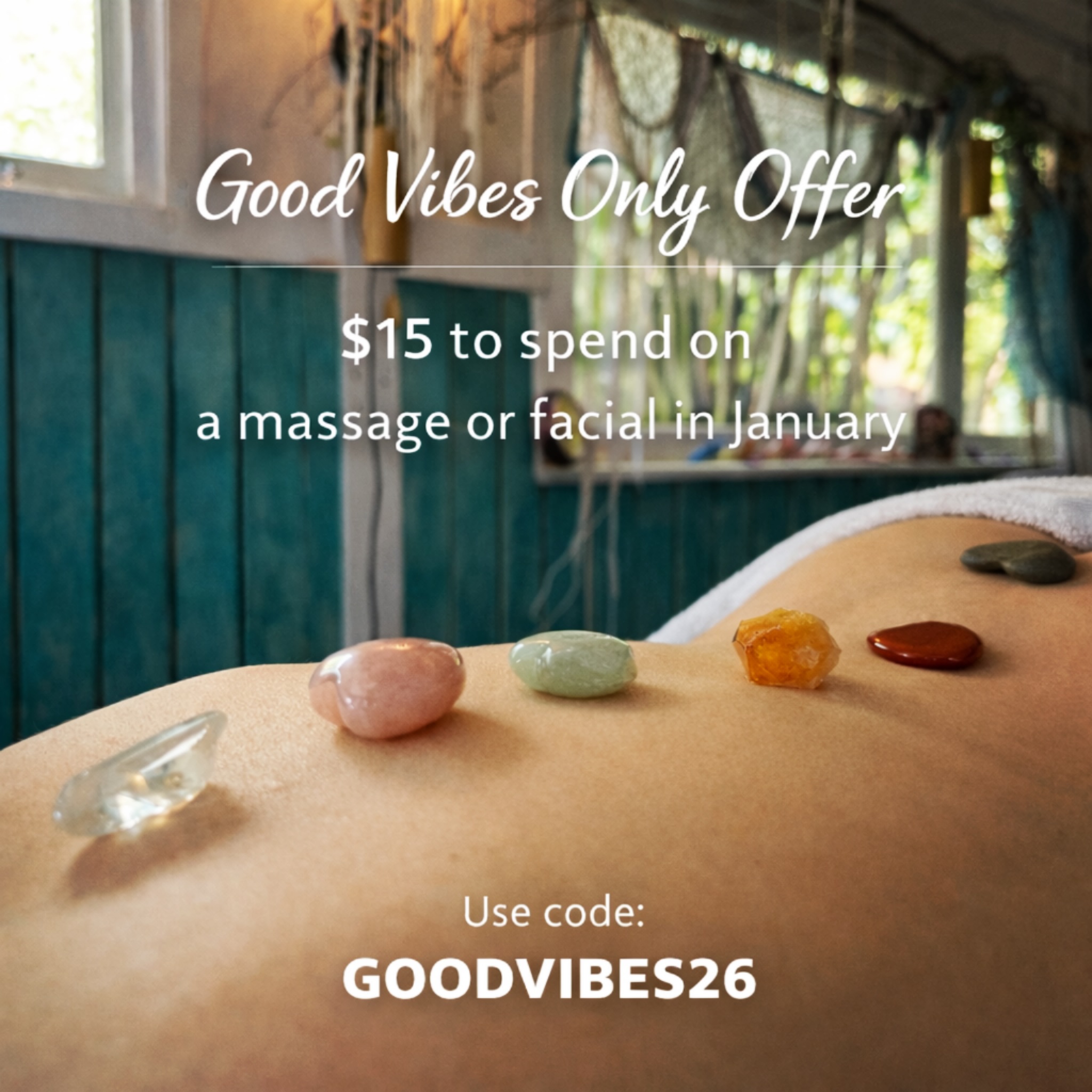 I’m slowly dragging myself out of holiday mode and back into the treatment room… and honestly, I’m really looking forward to it 🤍
If you’re anything like me, the year doesn’t really start until February. January is more about easing back, finding your feet, and landing somewhere calm after the busyness of Christmas.
So consider this a little nudge to come in, lie down, breathe, and let your nervous system catch up.
You might want to set some intentions for 2026… or you might just want to switch your brain off for an hour. Both are very welcome here.
Because I’m feeling in a good mood (and happy to be back), I’m giving $15 to spend on any treatment for anyone who books between now and the 17th.
Use code GOODVIBES26 when booking.
I’ll see you in the room 🌿
Not available for online programs or current bookings.