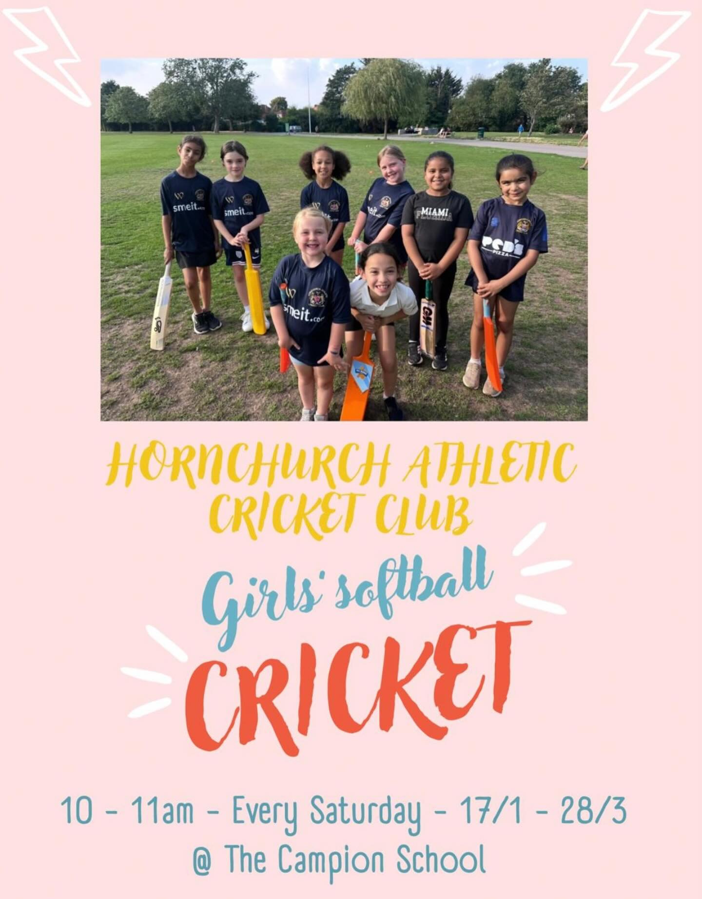 Girls’ softball training starts next Saturday!
Come and join the fun for free! Make friends and learn new skills. No equipment or experience necessary!
DM for more info! 🏏⭐
#essexcricket #essexcricketcommunity #girlscricket