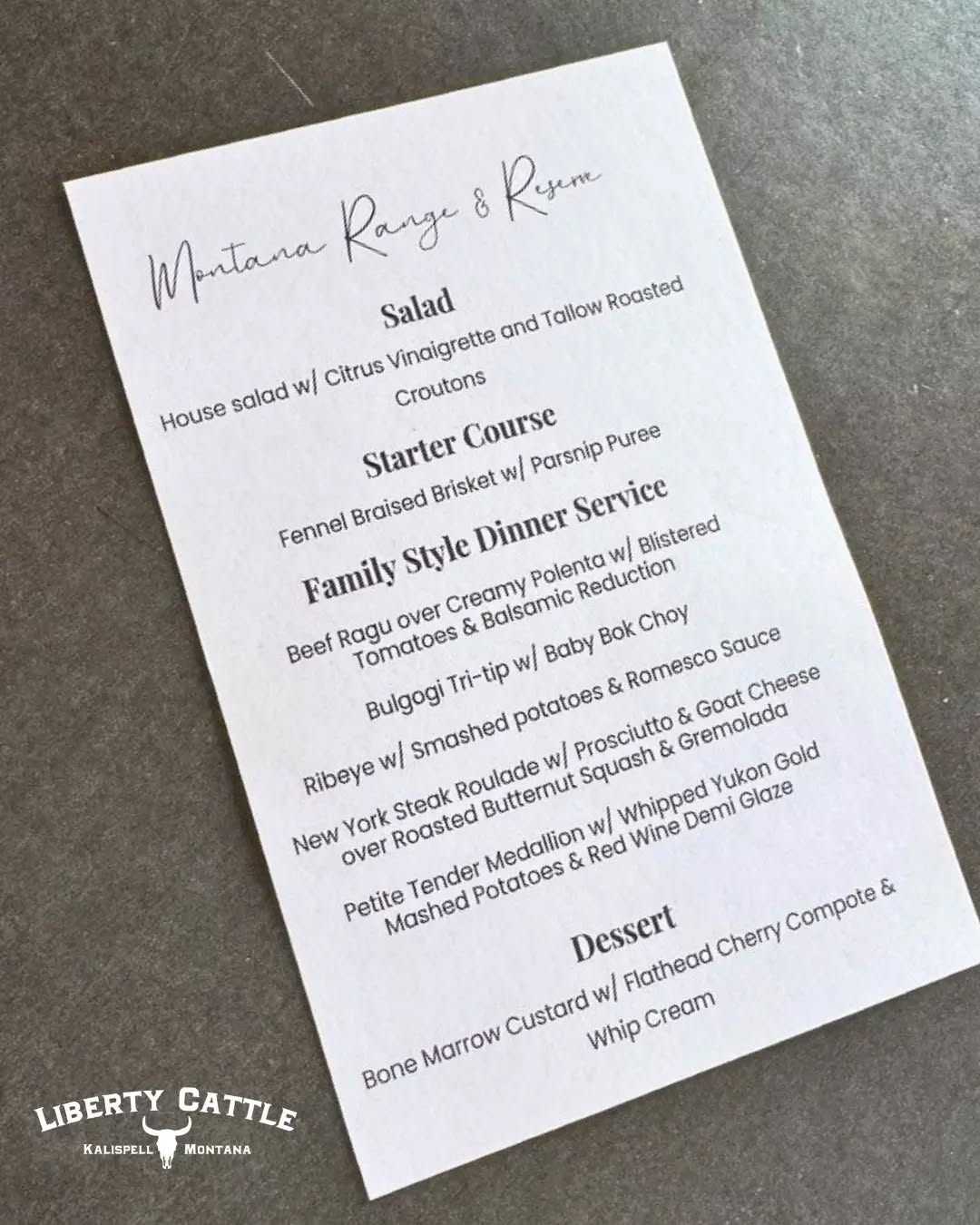 From ranch to restaurant-worthy plates. Liberty Cattle’s premium Montana-raised Angus is trusted by chefs and hosts alike for menus that make an impression. Order online and bring elevated beef to your table.
..
#BetterBeef #MontanaBeef #BeefDelivered #GrillBetter #FarmToDoor #LibertyCattle #LibertyCattlemt