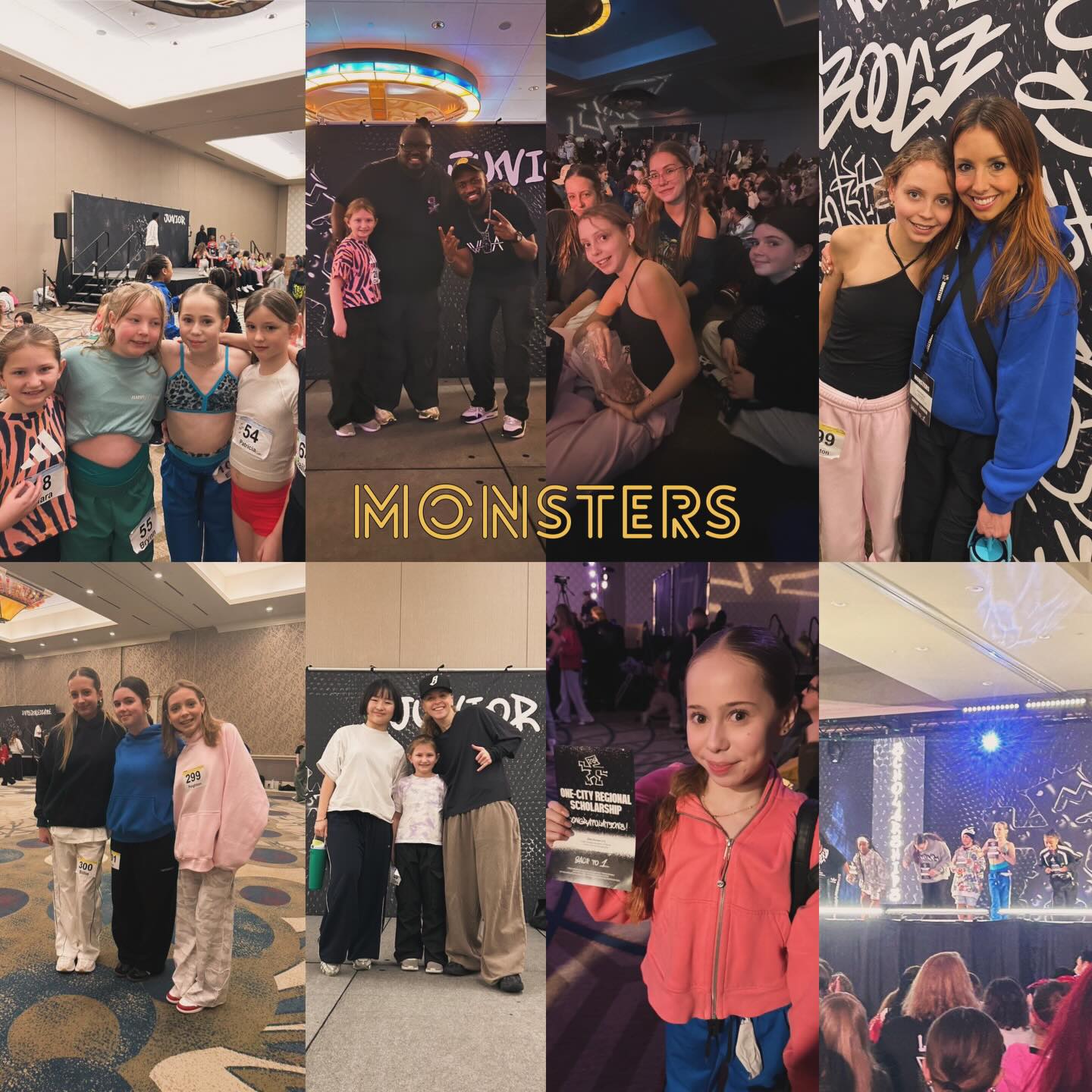What a fun weekend for our dancers who attended @monstersdance ❤️
Shout-out to Ellie on her single city convention scholarship! We are so proud of you!