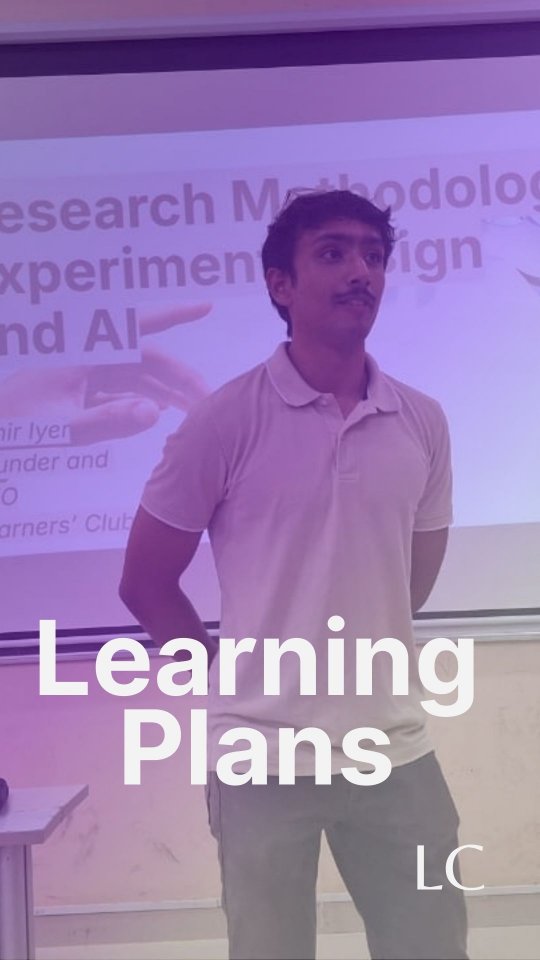 Here's how we build Learning Plans at Learners' Club!
Mihir Iyer walks you through our process of understanding our learners and effectively guiding them.
• Learning Audits ensure that we, mentors, and our learners are on the same page.
• Personalised learning plans give learners an incentive to work towards.
• Our Learning Programs provide concept clarity like never before - with current, relevant knowledge.
• Every learner is provided with 1:1 Mentorship to help with profile building, competitive exam strategies and more!
DM us "Learning Audit" to level up your learning.