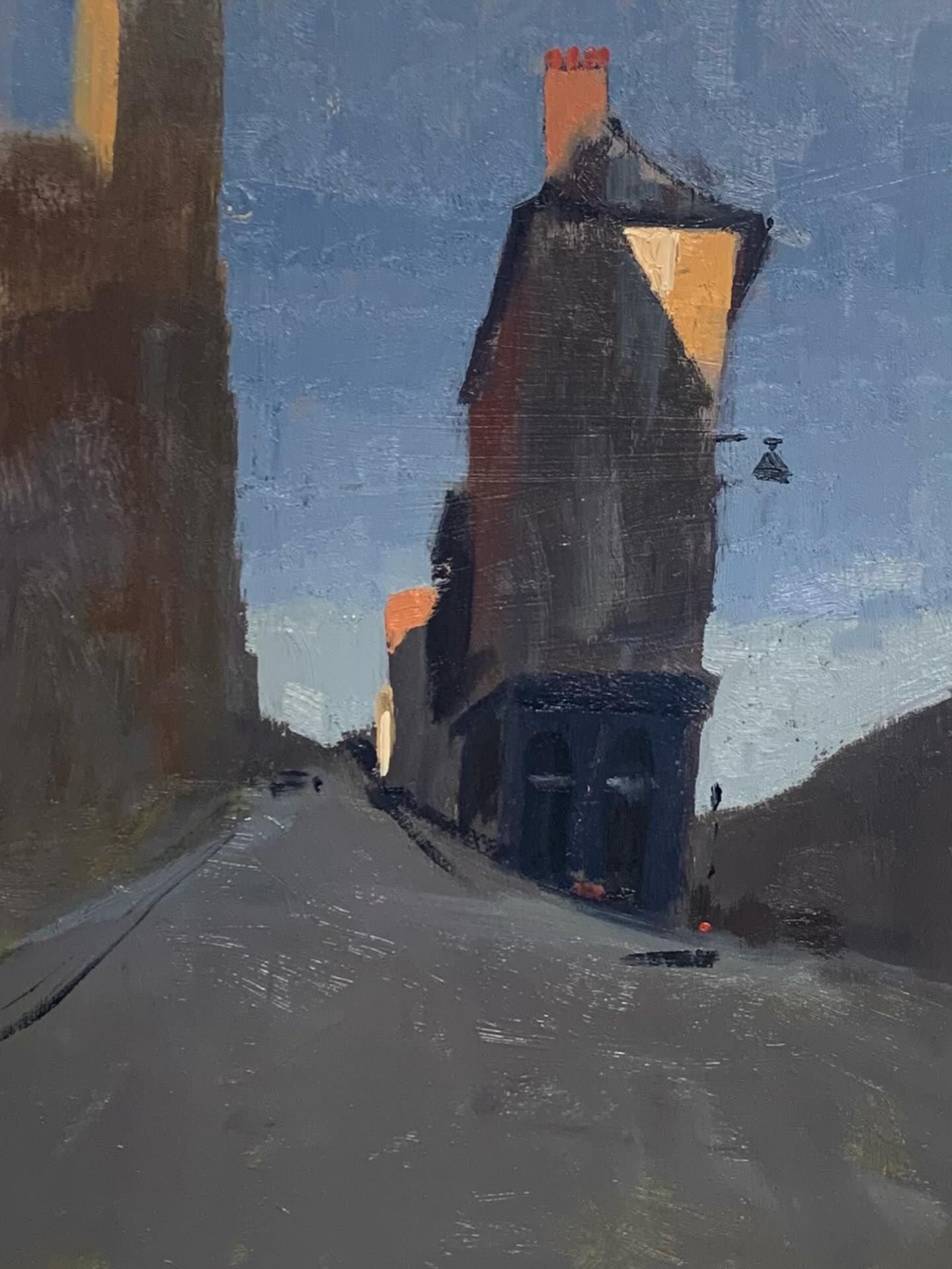 The architectural wedge between London Rd and the Kings Rd. St. Leonards.
In shadow from Christ Church over the road.
#kingsroad #kingsroadstleonards #oilpainting @royalinstituteofoilpainters