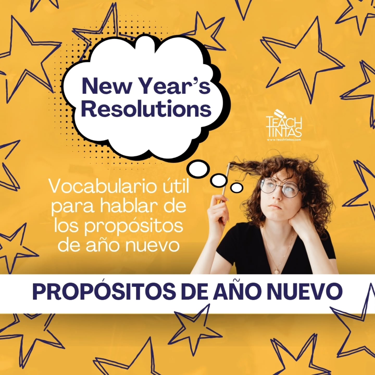 ✨ ¿Crees que ya es tarde para cumplir tus metas? ¡Para nada!
Todavía estás a tiempo de convertir tus resoluciones en acciones concretas. 💪
Aprende vocabulario en inglés y español sobre propósitos y objetivos SMART.
🚀 Empieza hoy, no esperes más
#NuncaEsTarde #SMARTGoals #AprenderInglés #Metas2026 #InglésEspañol