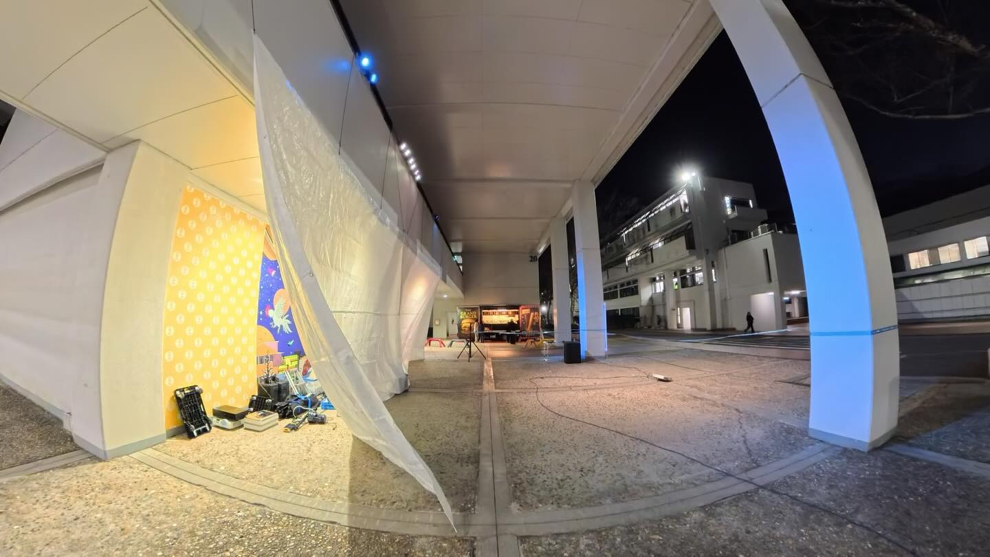 最近、広角写真にハマってて他の用途でも使えるので360度カメラ買いました!
今週も今月行うイベントのリハーサル。学生複数人でイベントを開催!色んな制約があり、過去一難しい企画かも💦