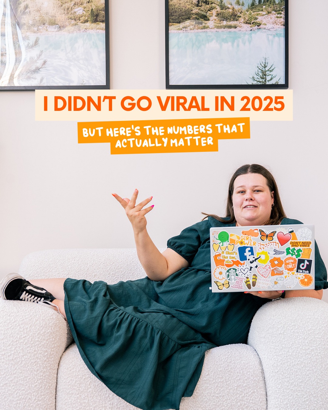 I didn’t go viral in 2025.
And honestly, I wasn’t trying to.
This year wasn’t about chasing attention or hitting big reach numbers. It was about being clear, consistent, and confident in how I showed up, and speaking to the right people instead of everyone.
The result wasn’t viral content.
It was trust.
And trust is what turns content into clicks, orders, conversations, and clients.
These are the numbers that actually mattered to my business this year. Not because they look impressive on social media, but because they reflect real people taking real action.
Going viral would’ve been nice.
But hitting my goals without it was better.
If you’ve been feeling like you’re “behind” because your content isn’t blowing up, let this be your reminder: you don’t need viral attention to build a successful business. You need clarity, consistency, and content that connects.