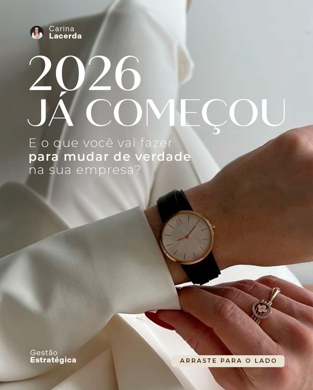 Todo começo de ano traz novas metas.
Mas 2026 só será diferente se as decisões também forem.
Não é sobre fazer mais, e sim sobre decidir melhor.
Estruturar a gestão, alinhar a equipe e criar bases sólidas para sustentar o crescimento.
Antes de cobrar novos resultados, vale a pergunta:
o que você precisa decidir agora para não repetir os mesmos desafios?
Empresas mudam quando a liderança decide fazer diferente.
Vamos conversar. Acesse o link na Bio ou me manda uma mensagem no direct!