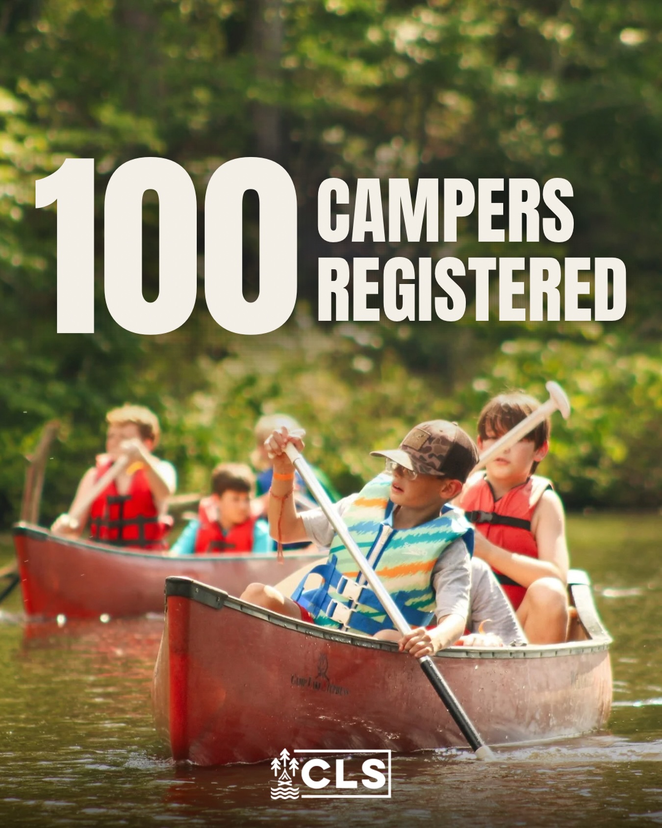 We just hit 100 campers registered for this summer, and we’re looking forward to what this season will become!