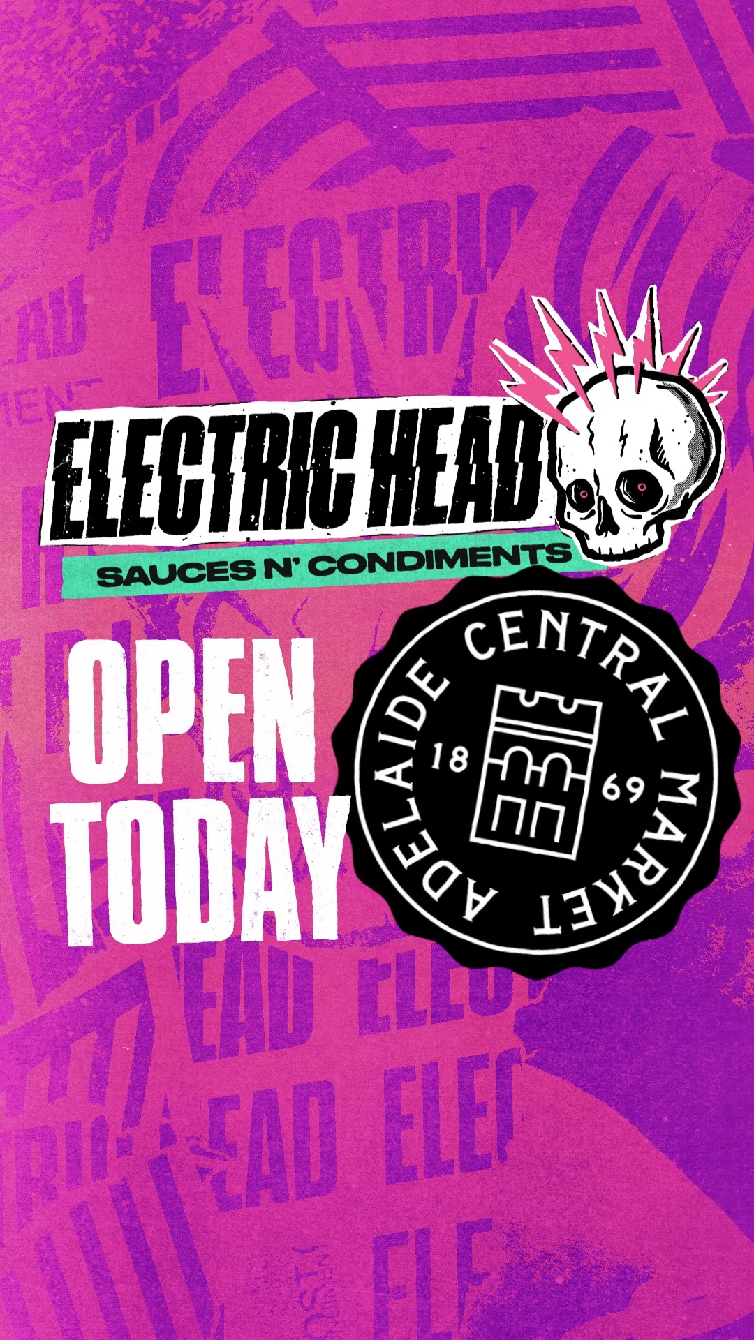 Stall 35 until next Thursday! @electrichead_au sauce and @littlebangbrewing beer tastings tomorrow and Saturday! Woohoo! Come get some!
.
.
.
#postcondiment #electrichead #centralmarkets #hotsauce #beer #woohoo