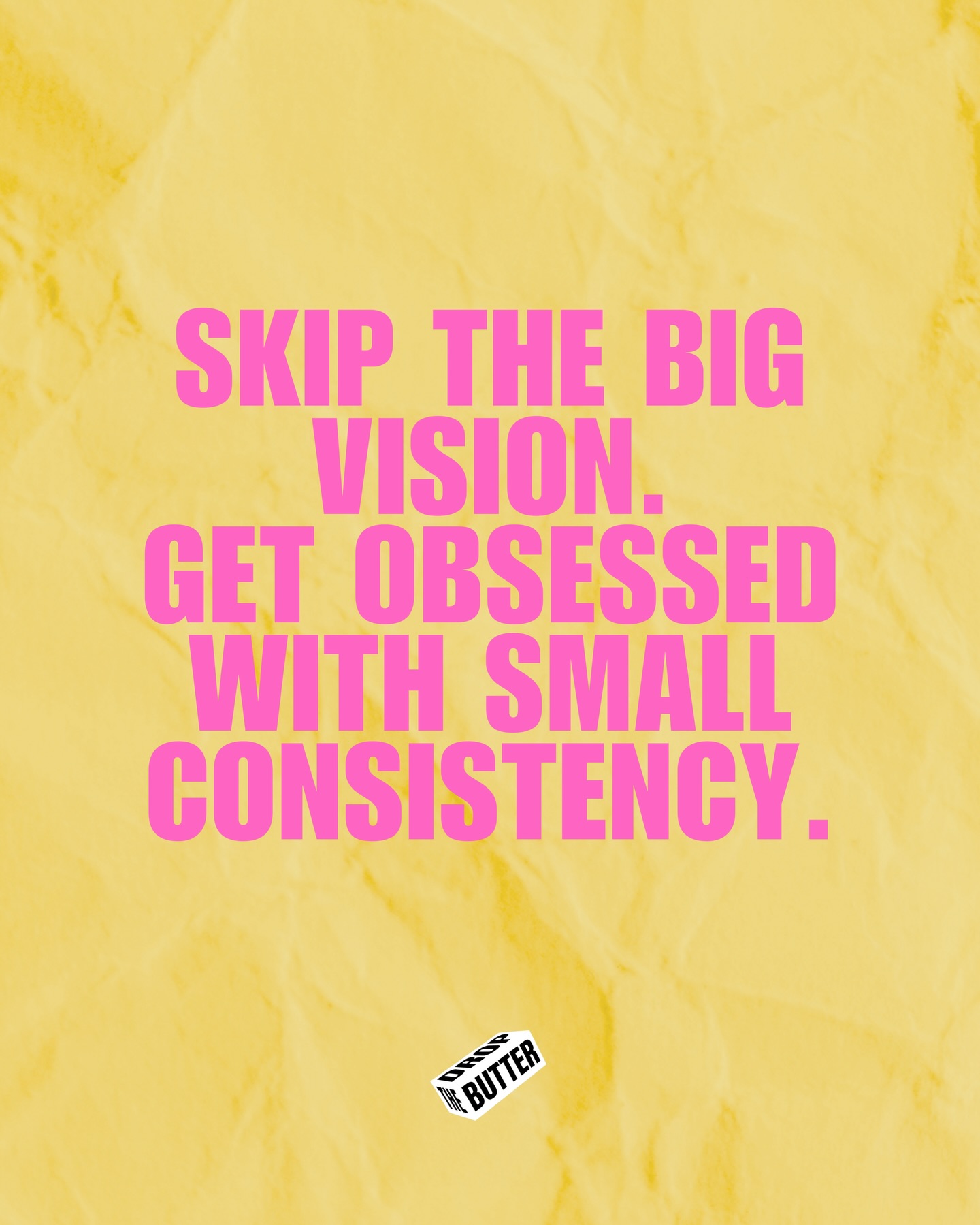 Everyone’s chasing the master plan.
Perfect launch. Perfect voice. Perfect brand.
But the truth? Most of what works starts small, messy
and boringly consistent.
Post the thing.
Show up when no one’s clapping yet.
Stop rebooting. Start building. 🪩
.
.
.
#londoncreatives #dropthebutter #london