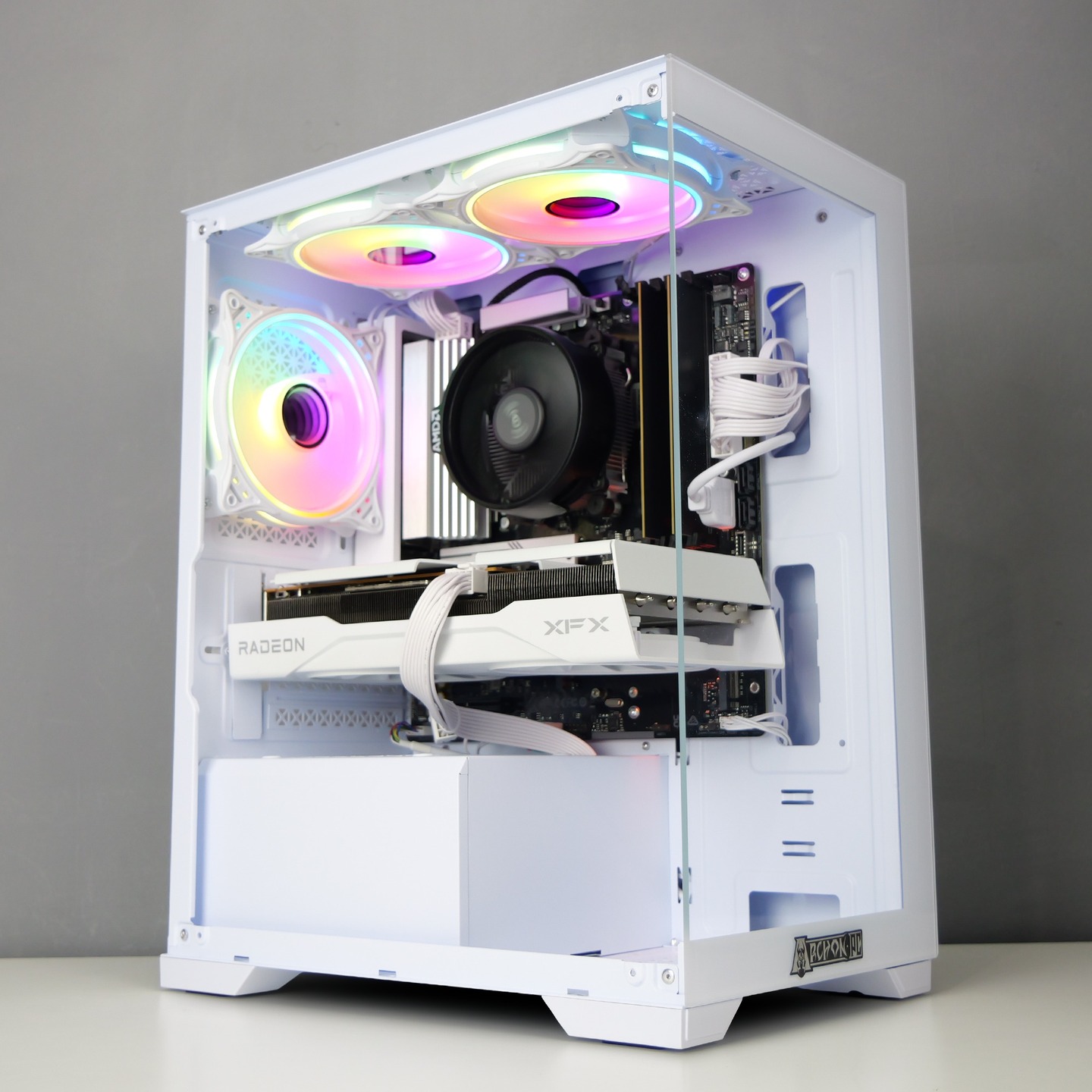 Lately, we’ve had a massive influx of AMD GPU systems hitting the workbench, and it’s not hard to see why!
🛠️ Between the incredible price-to-performance ratio 📈 and the superior raw rasterization performance 💪, "Team Red" 🔴 is the go-to choice for gamers looking to maximize every frame 🚀 without breaking the bank. 💸
Tech Specs:
Case: RANGE
Processor (CPU): AMD Ryzen 5 8400F, 6 Cores / 12 Threads. 4.2GHz (4.7GHz Boost)
Processor (CPU) Cooler: AMD Wraith
Motherboard: A620M
Memory (RAM): 16GB (2x8GB) DDR5
Graphics Card (GPU): AMD RX 9060 XT 8GB - White
Power Supply (PSU): 500W 80+ Bronze - White
Storage: 1TB Gen4 NVMe M.2 SSD
Stay in the loop! Follow for news, special offers, and more.
➡️ Click here to find your dream machine - www.garner-tech.uk
#GamingPC #CustomPC #Gaming #PCMR #GamingSetup #PCBuild #UKGaming #GamingCommunity #GarnerTechUK #ArchonPC