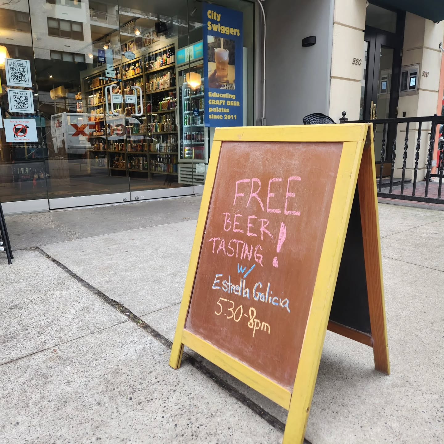 Estrella Galicia
free beer tasting
at City Swiggers
Wed., Jan. 7
5:30–8pm
SAMPLING:
• Especial Lager
• 1906 Reserva Bock
• Sin Gluten (gluten-free) Lager
• 0,0% N/A Lager
@cityswiggers #cityswiggers #craftbeer
#craftbeerlover #craftbeernyc #nycbeer
@estrellagalicia @estrellagalicia00 estrellagalicia estrellagalicia00