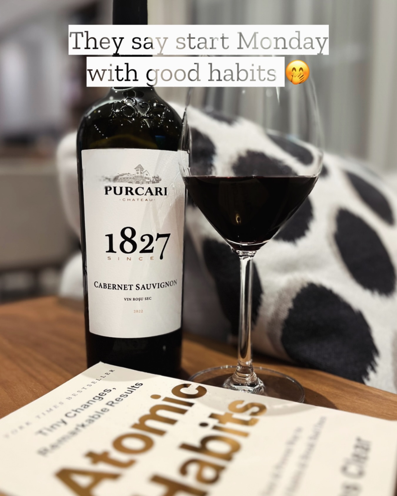 I started mine with a chapter and a Cabernet.
Set the tone right.
Access the link in bio or DM for orders. Next day delivery.
#winewinewine #winelover #premiumwine #qualitywine