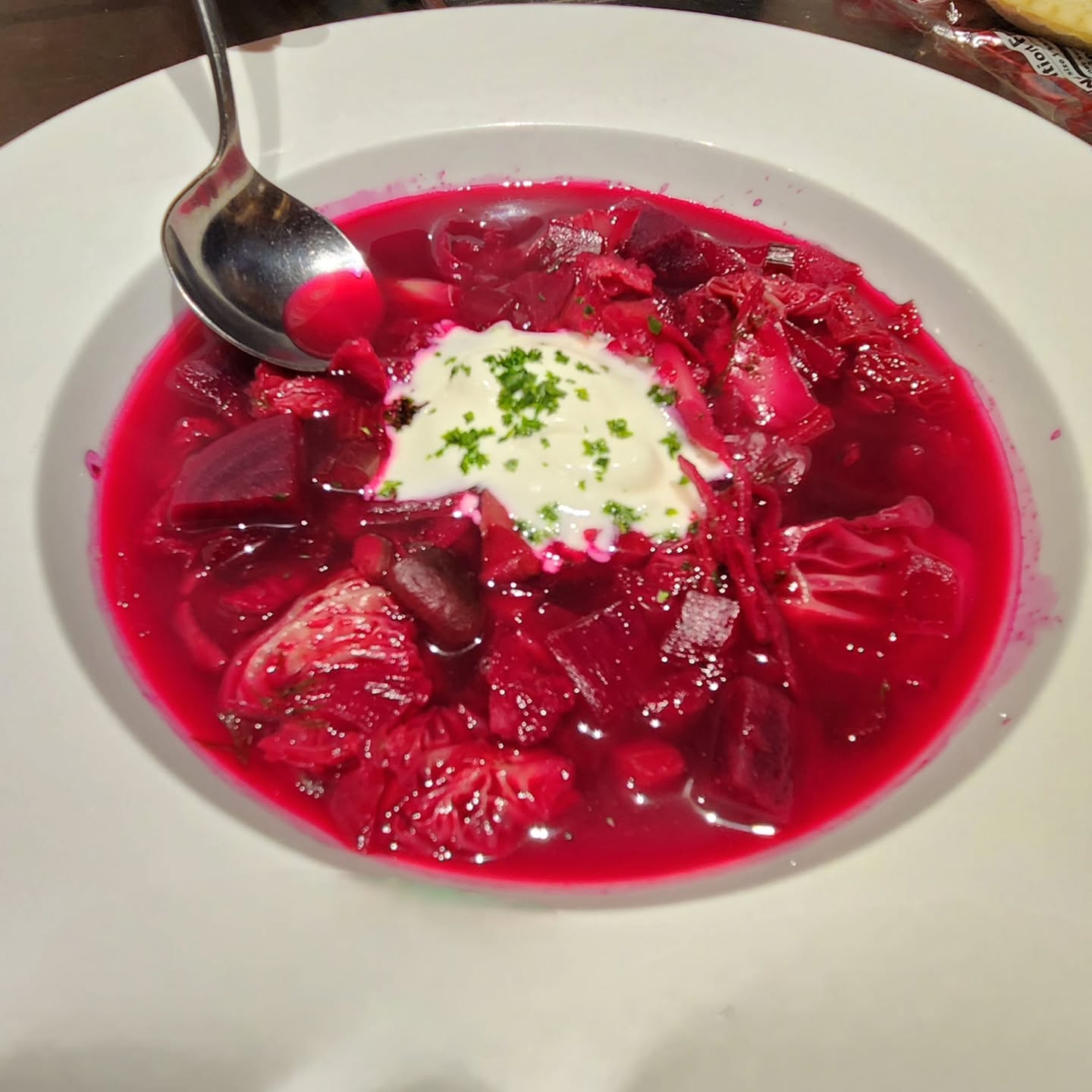 ✨️We have a delicious soup special this week.. Borscht!✨️ Beets, potatoes, cabbage and shiitake mushrooms come together for a warming and nourishing starter!
Book your table soon!🥂
#staylocalaptos #farmtotable #aptosdining #supportlocalbusinesses Food & Wine Lookout Santa Cruz Aptos Chamber of Commerce Santa Cruz Bucket List Santa Cruz Farmers' Market Visit Santa Cruz Edible Monterey Bay