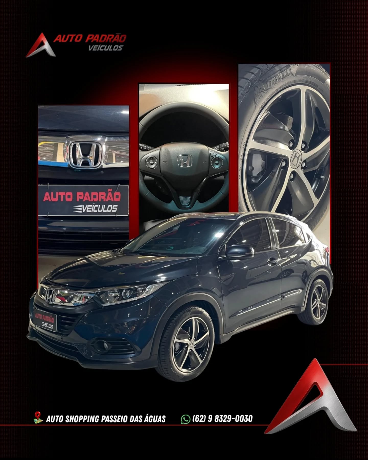 HR-V 1.8 EX
Ano/Modelo: 2020/2020
KM: 130.000
Câmbio: Automático
Combustível: Flex
Cor: Azul
Lugares: 5
Obs: Unico dono, manual com revisões carimbadas da concessionária e cópia de chave.
R$109.900,00
Facilitamos a entrada
Financiamos com as melhores taxas
Aceitamos seu carro no negócio.
Entre em contato para maiores informações:
(62) 9 8329-0030
Auto Padrão Veículos Auto Shopping Passeio das Aguas Goiânia - GO.
#hrv #hondahrv #hrvex #cronosdrive #CarrosSeminovos autoshoppingpasseiodasáquas fiatcronosdrive ex1.8 suv financiamento autopadraoveiculos