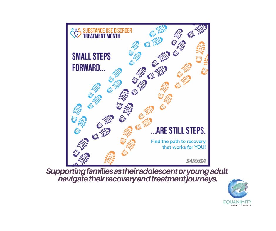 If you’re worried about a loved one’s substance use, you’re not alone—and you don’t have to carry it all by yourself.
January is Substance Use Disorder Treatment Month, a reminder that help exists for individuals and families.
Reliable resources matter.
At Equanimity Parent Coaching, we’re here with practical tools, education, and steady support to help you stay grounded while supporting your child, without losing yourself in the process. Check out our link in our bio to learn more.
You can also learn more about treatment options through SAMHSA: https://findtreatment.gov/
#TreatmentMonth #FamilyRecovery #EquanimityParentCoaching #PresenceBeforePressure