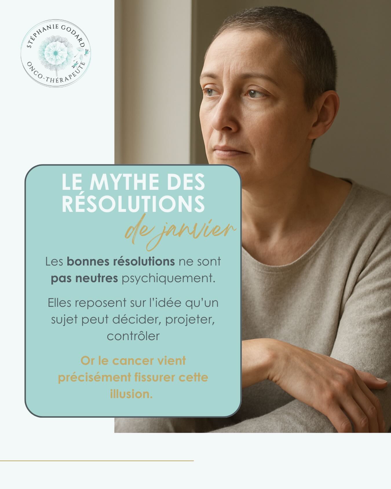 🤔🤨Les bonnes résolutions ne sont pas neutres psychiquement.
Elles reposent sur une idée très précise :
qu’un sujet peut décider, projeter, contrôler.
Qu’il suffirait de “vouloir” pour avancer 📅
Or le cancer vient précisément fissurer cette illusion.
Pendant les traitements contre le cancer, le corps impose ses règles :
fatigue intense, effets secondaires, contraintes médicales.
La volonté n’est pas en cause, c’est le corps qui dicte le rythme 🧠
En après-cancer, ce n’est pas l’élan qui manque.
C’est souvent la continuité intérieure.
Le psychisme commence à intégrer ce qui a été traversé :
anxiété, peur de la rechute, perte de repères, difficulté à se projeter.
En consultation d’onco-thérapie, je retrouve ce décalage chez de nombreuses personnes concernées par le cancer :
patients, personnes en après-cancer, proches aidants.
Beaucoup se sentent en retard, alors qu’ils sont simplement en phase de reconstruction 🤍
L’après-cancer n’est pas un temps de redémarrage.
C’est un temps de digestion psychique 🧠.
La lenteur n’est pas un échec, mais une fonction de protection après une épreuve grave 🛡️
Forcer un “nouvel élan” trop tôt n’aide pas à se reconstruire.
Cela peut même retarder l’intégration de ce qui a été vécu, tant sur le plan psychique que corporel.
🌸 Peut-être que janvier ne vous demande pas de repartir.
Mais simplement d’écouter ce que votre corps, votre fatigue, votre anxiété ou votre place d’aidant peuvent soutenir aujourd’hui 🌱
💬 Et vous, où en êtes-vous aujourd’hui face au cancer, à l’après-cancer ou à l’aidance ?
Qu’est-ce que ce début d’année vous demande vraiment, à vous ?
Si vous en ressentez l’élan, vous pouvez le déposer en commentaire.
#aidance #postcancer #oncocoach #vivreavecuncancer #cancer